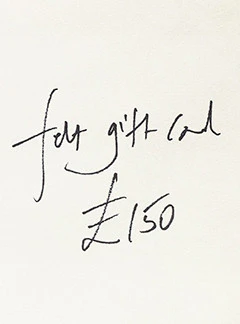 £150 felt Gift Card