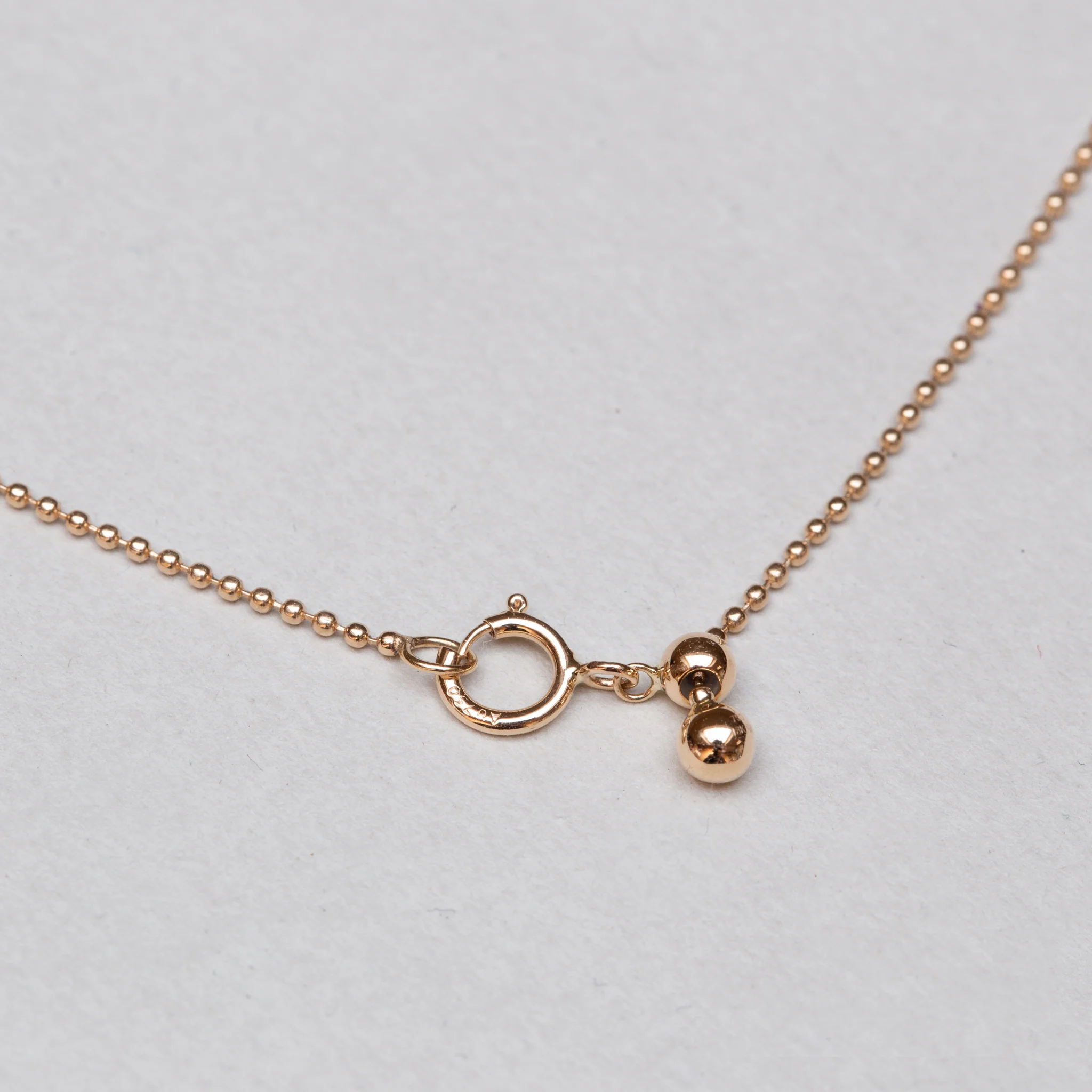 18ct Gold Chain with Diamond - Image 3