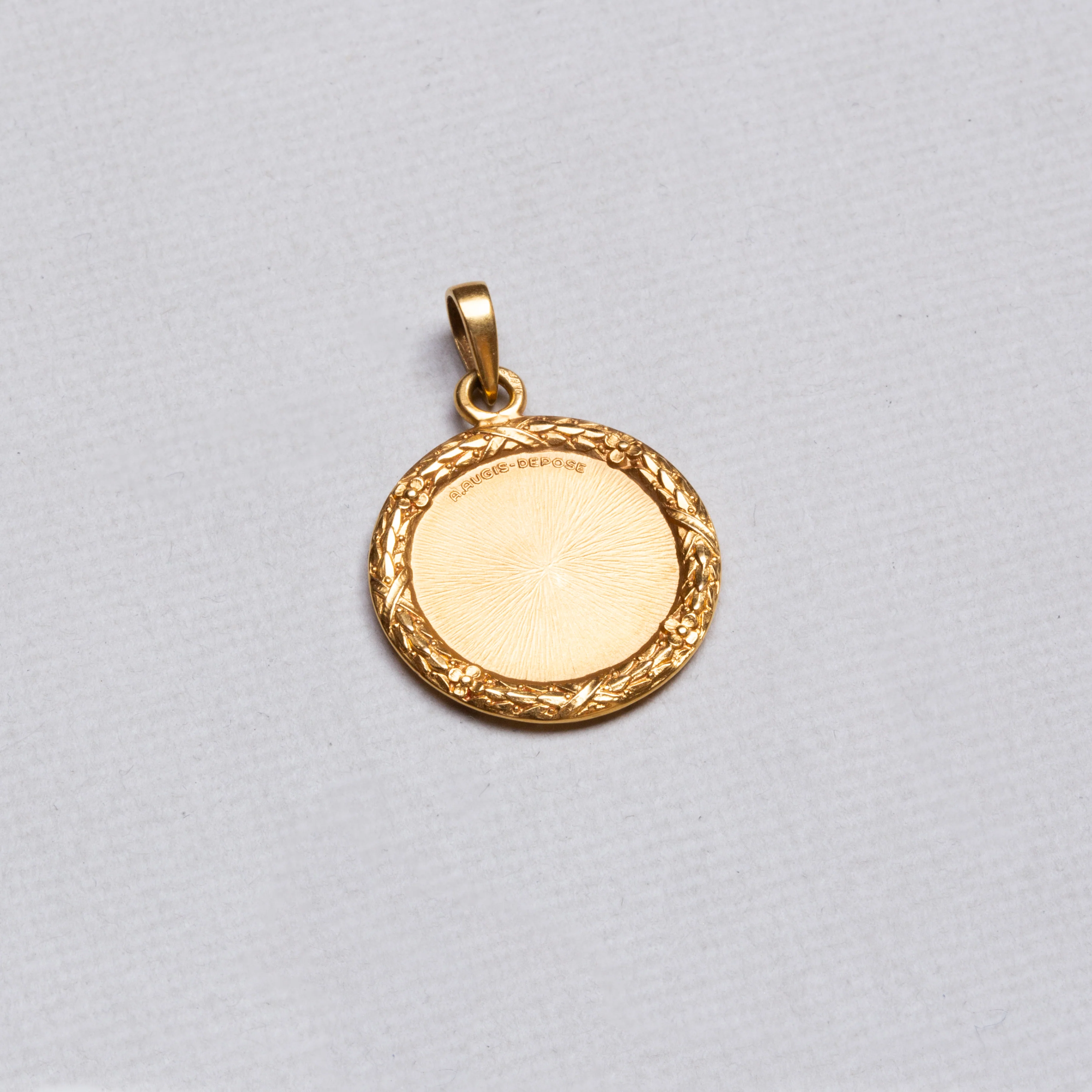 Vintage 18ct Gold Pendant with Diamonds and Rubies - Image 4