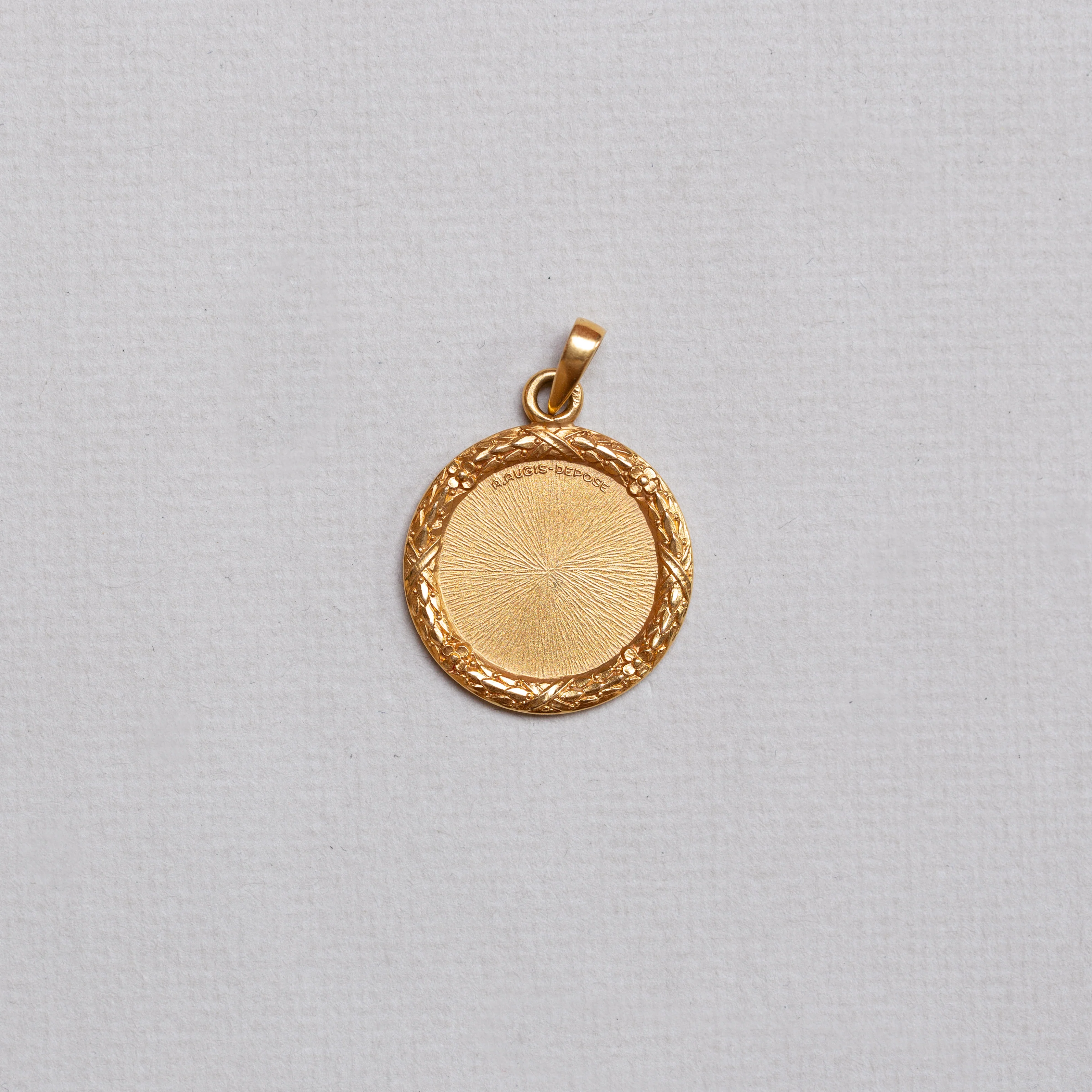 Vintage 18ct Gold Pendant with Diamonds and Rubies - Image 6