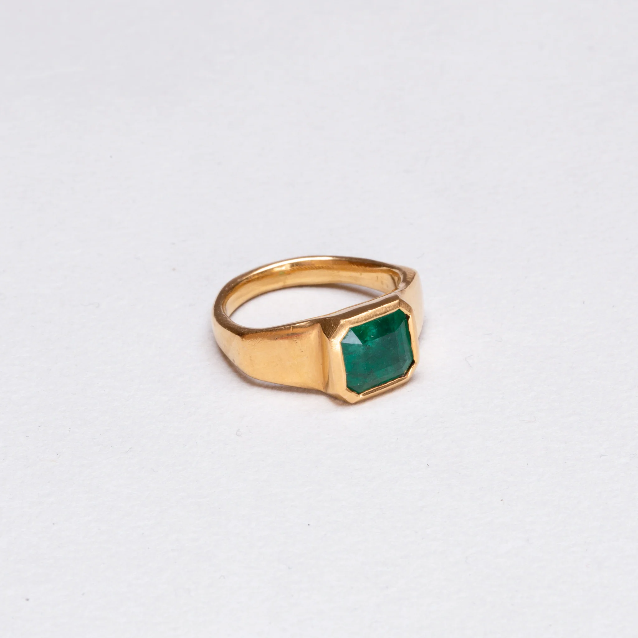 22ct Gold Emerald Ring