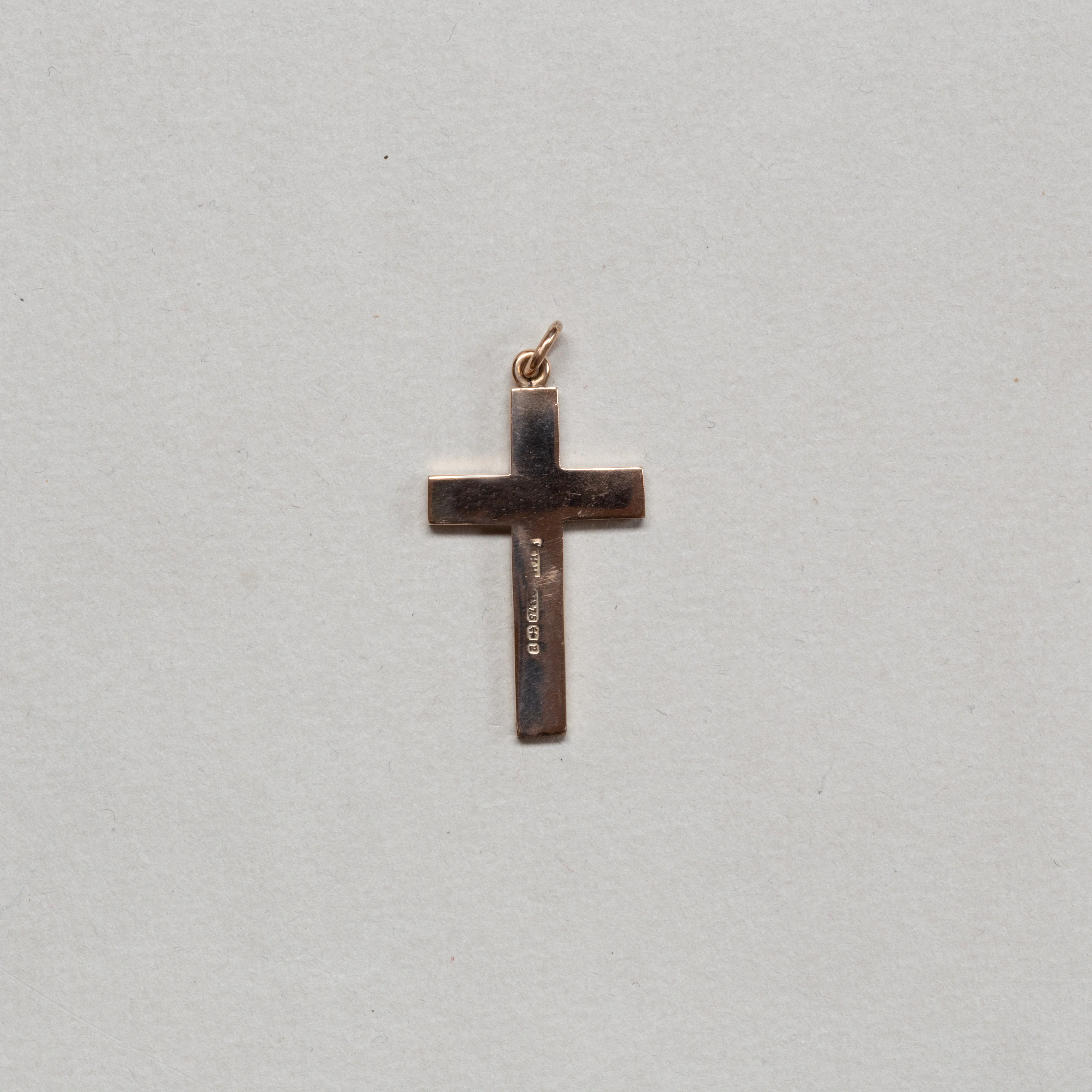 Vintage 9ct Gold Cross Pendant Charm #1 - Image 3