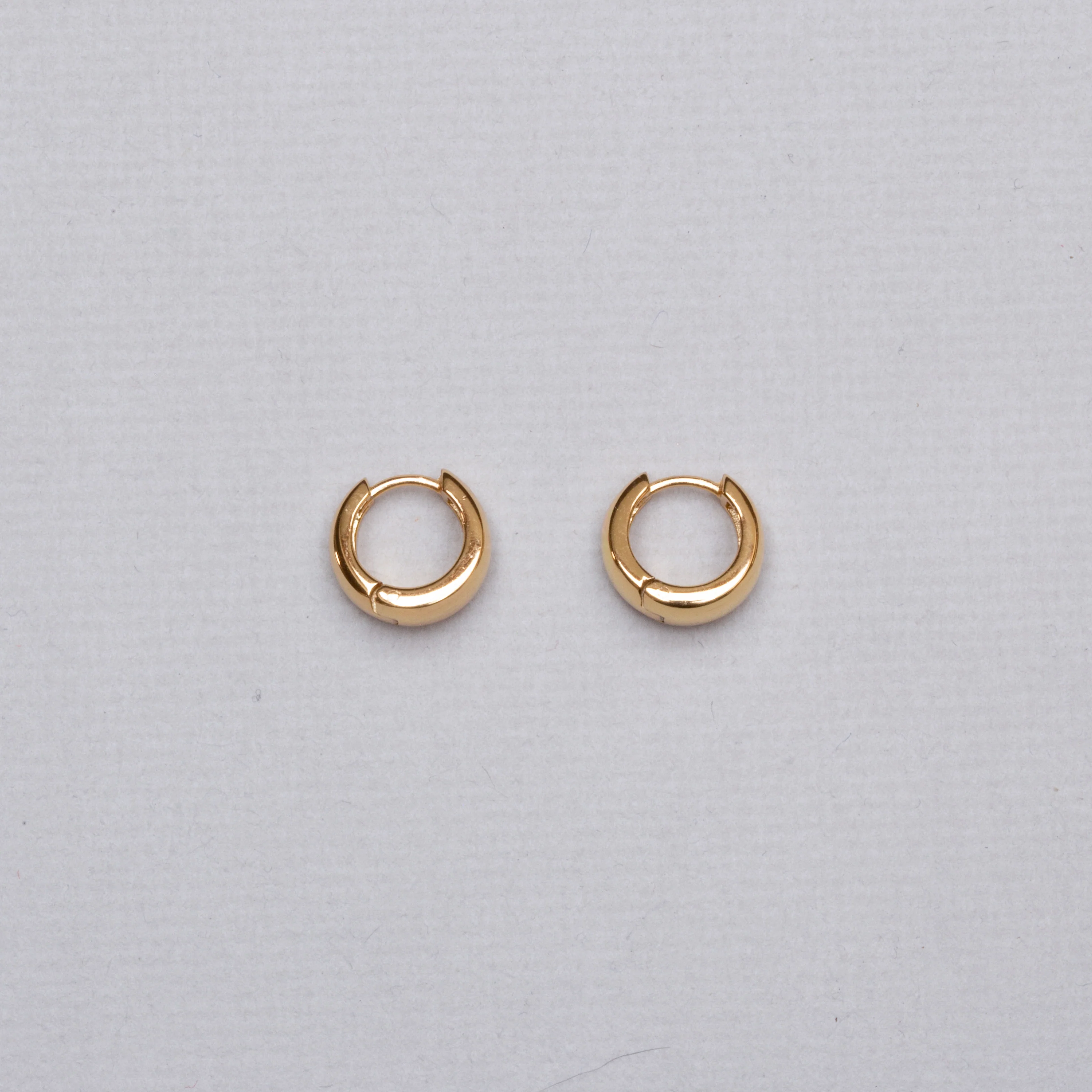 Bermuda Triangle Huggie Hoop Earrings - Image 2