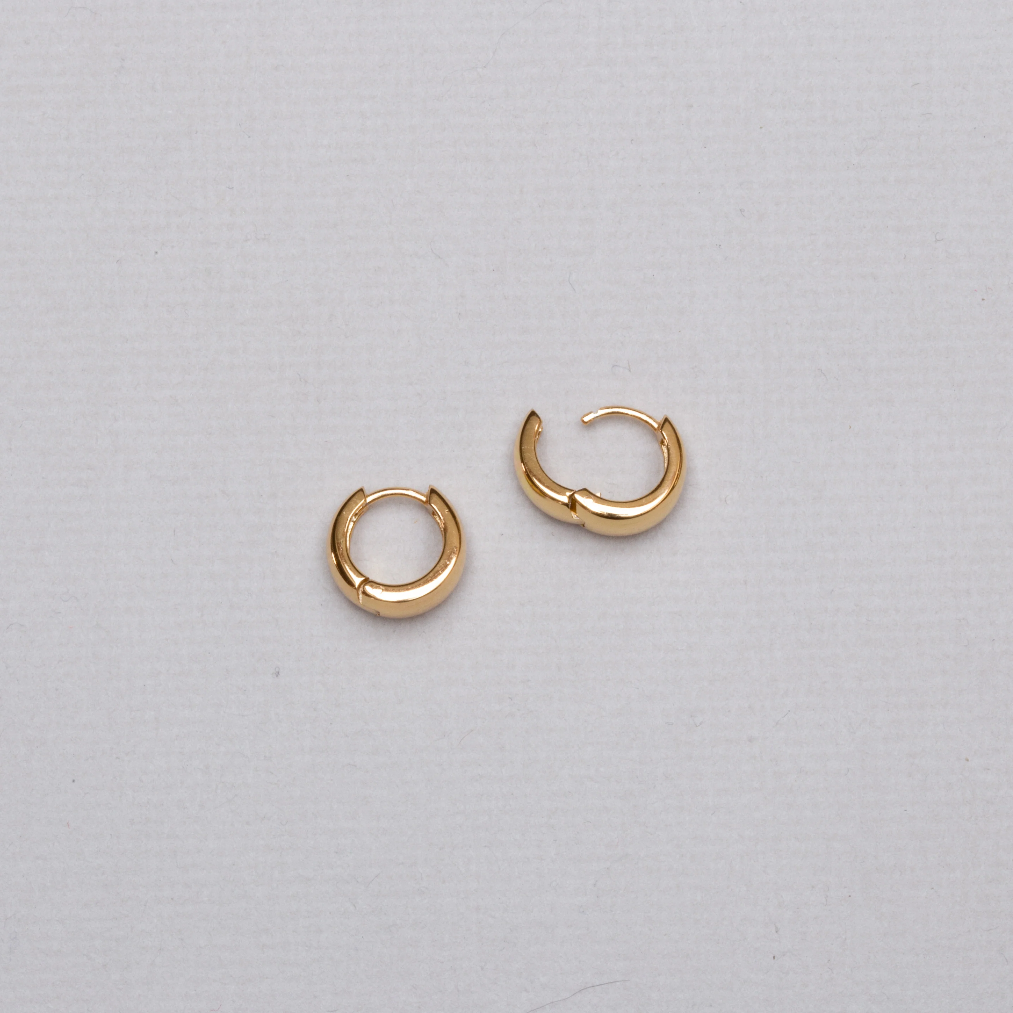 Bermuda Triangle Huggie Hoop Earrings - Image 3