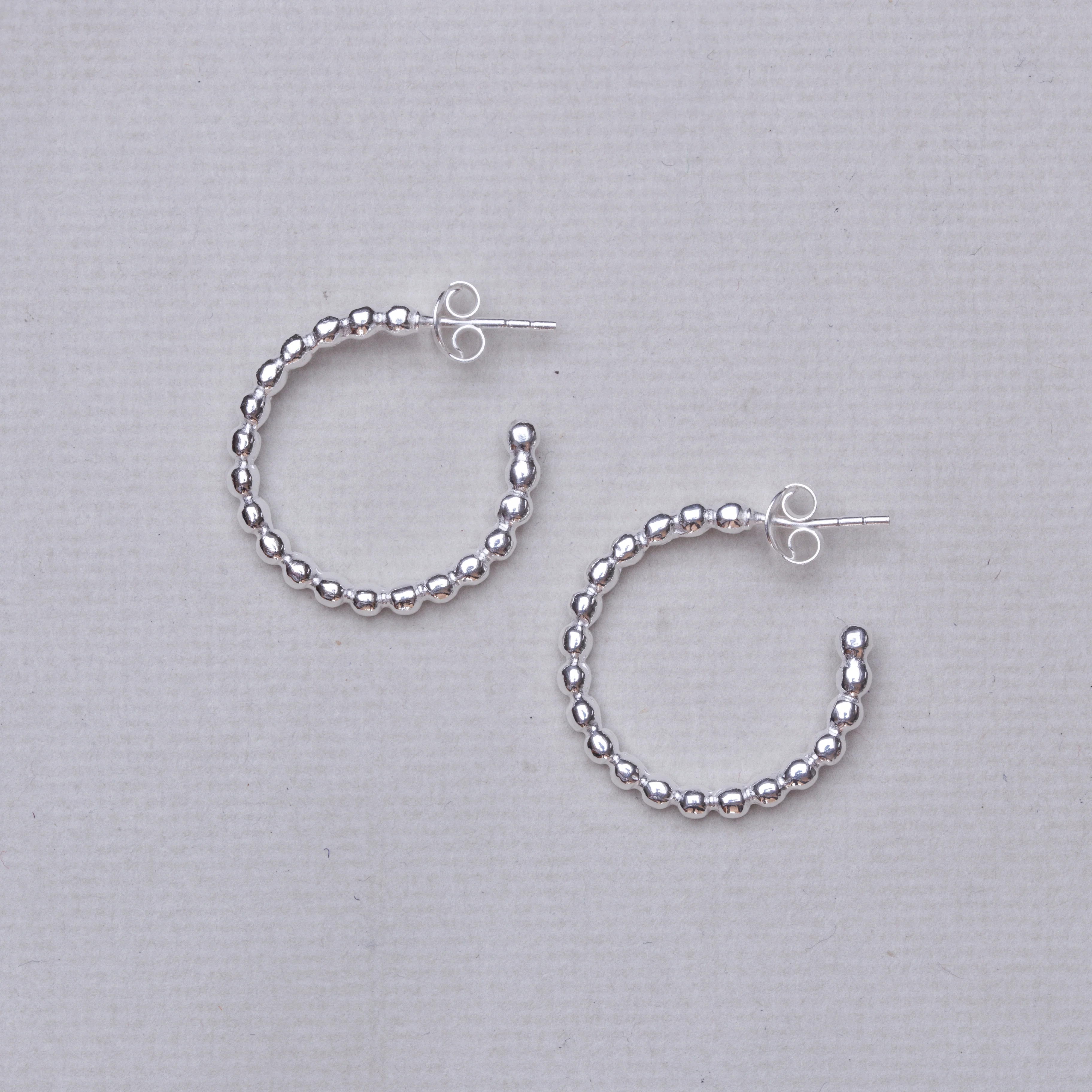 Bobble Hoop Earrings - Image 4