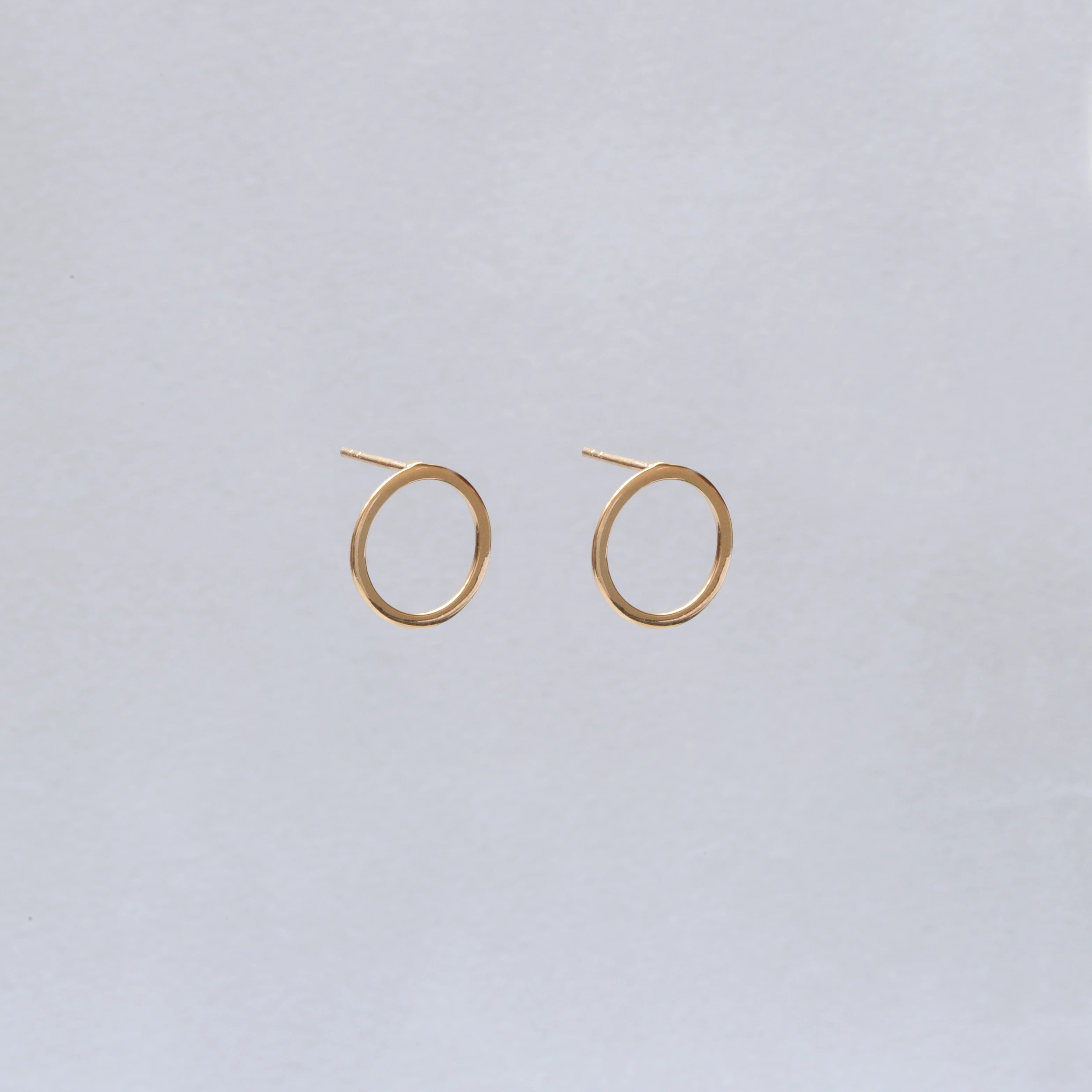 Circle Stud Earrings - Image 2