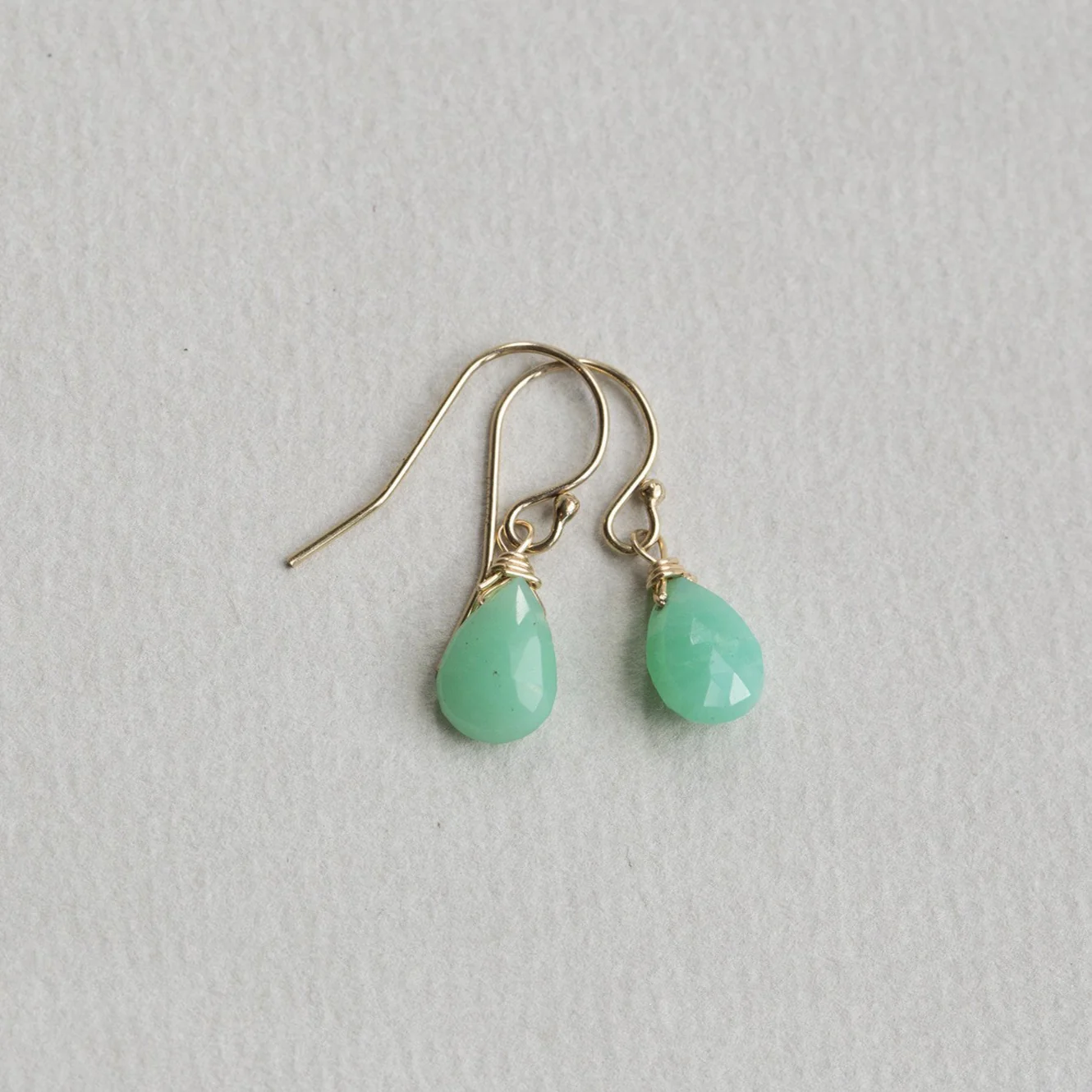 Chrysoprase Drop Necklace - Image 3