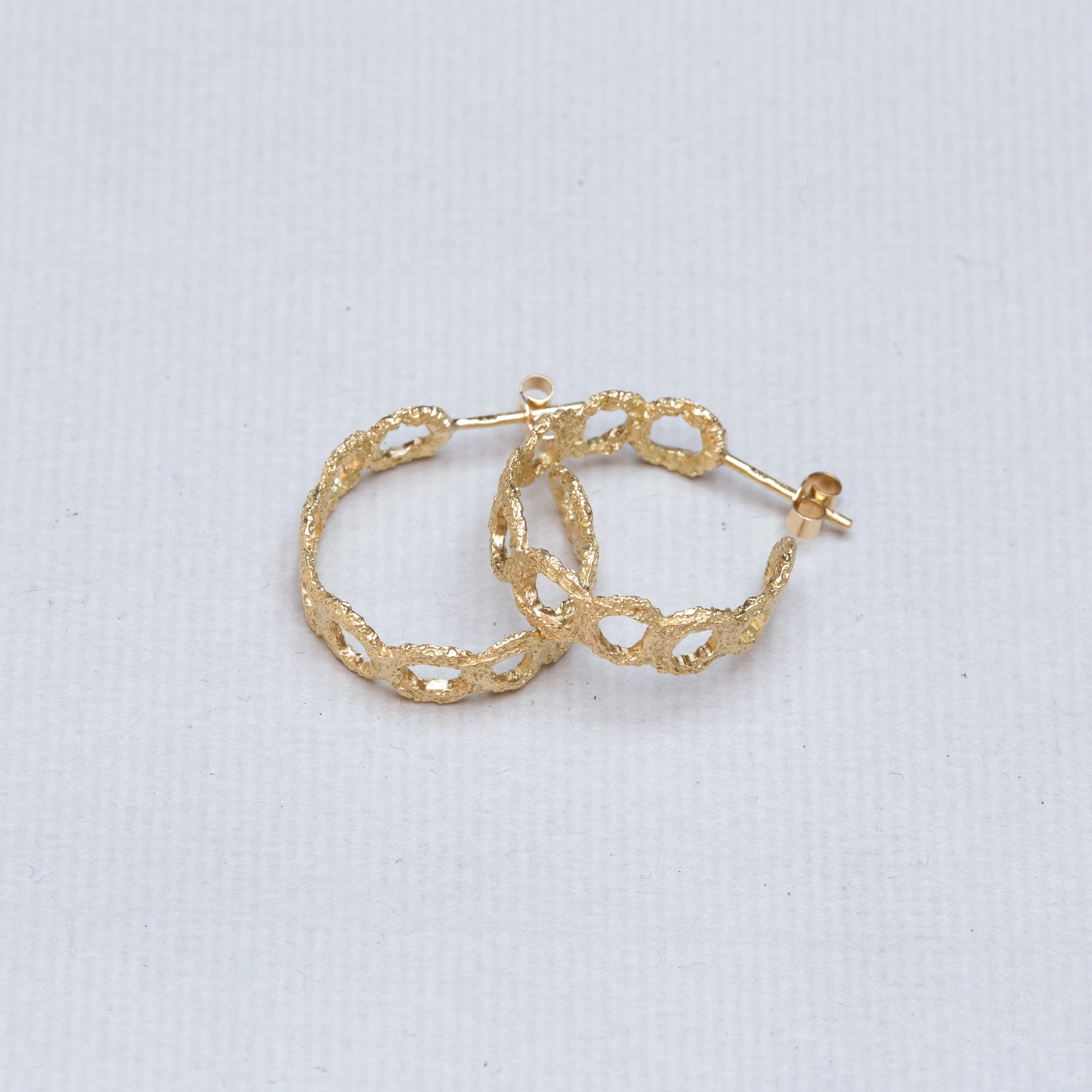 Crown Hoop Earrings - Image 3