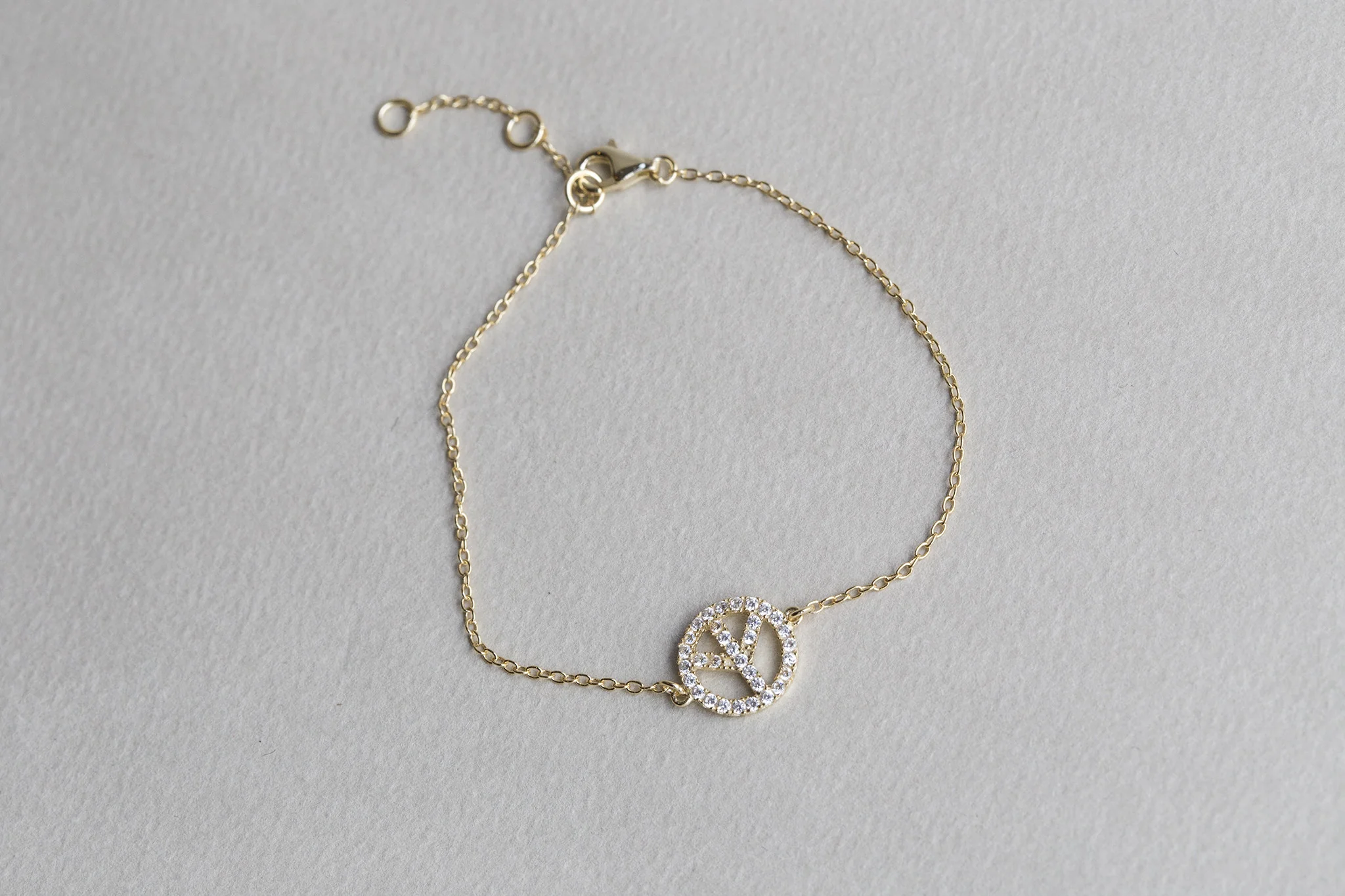 Crystal Large Circle Bracelet - Image 4
