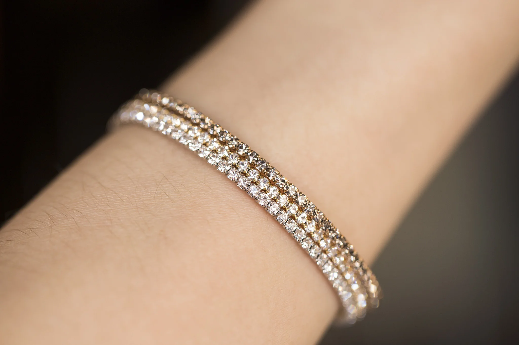 Flexi Diamante Bangles - Image 5