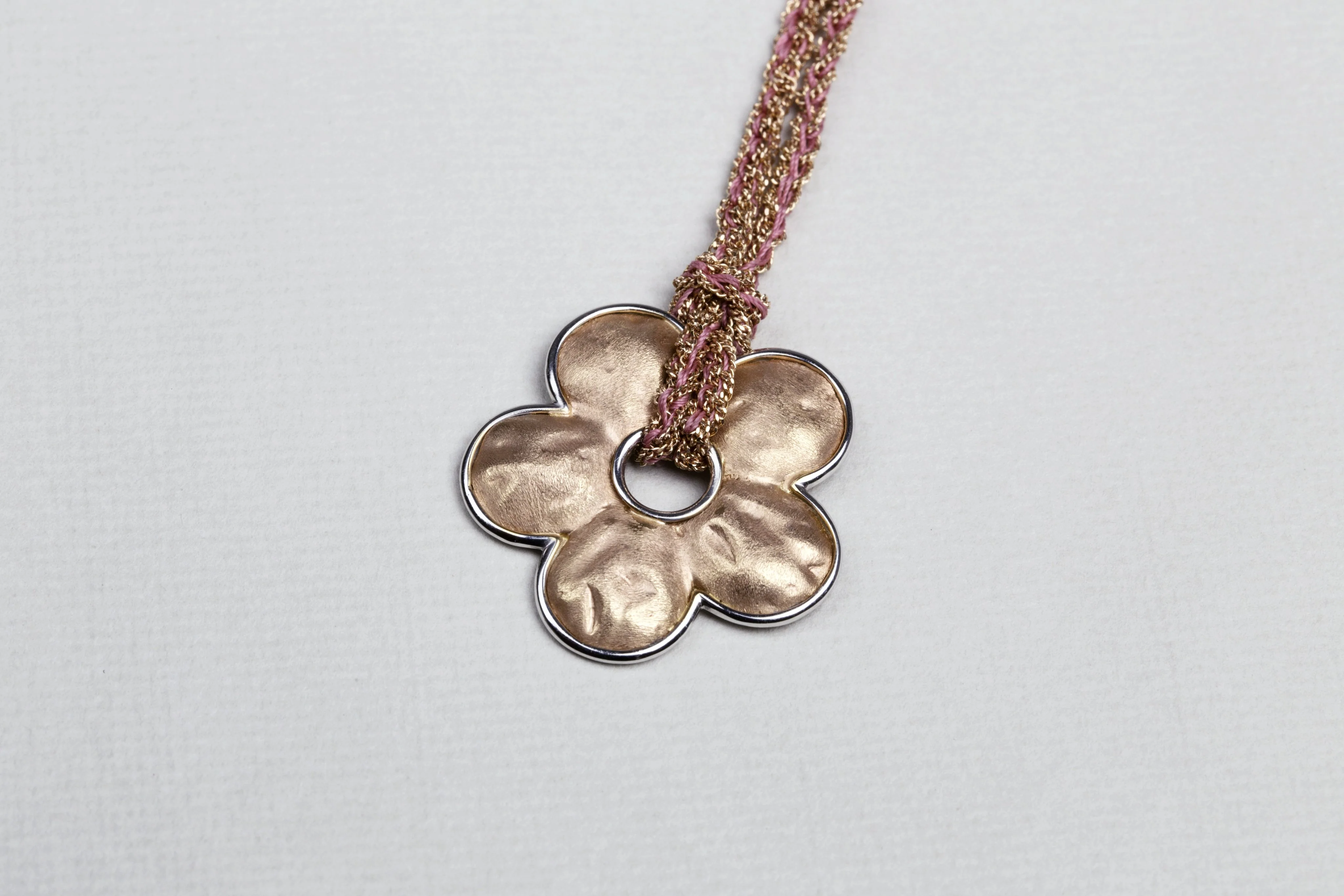 Flower Pendant Necklace - Image 3