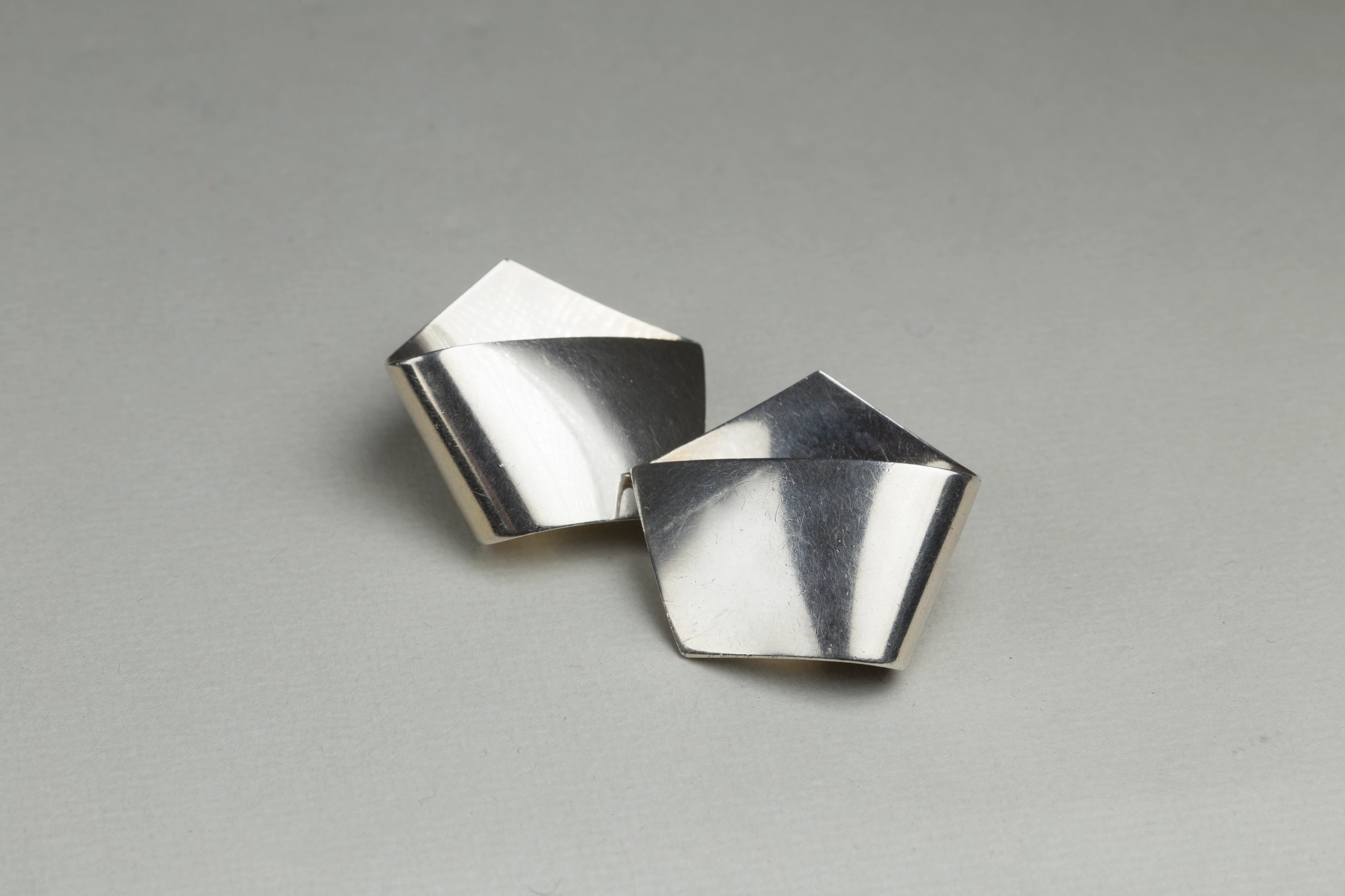 Georg Jensen Sterling Silver Clip-on Earrings - Image 2