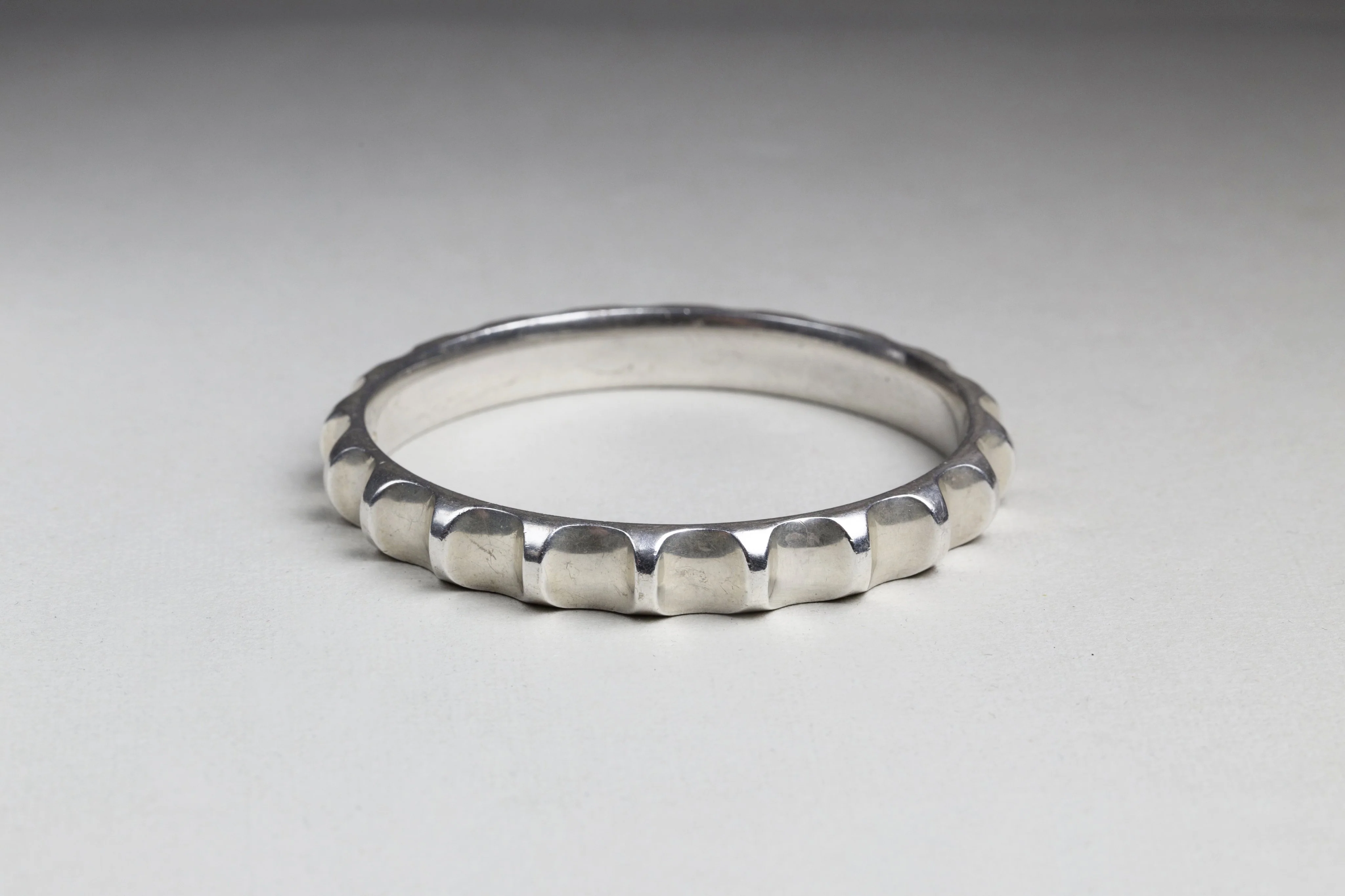 Georg Jensen Sterling Silver Bangle Bracelet Nanna Ditzel #160 - Image 4