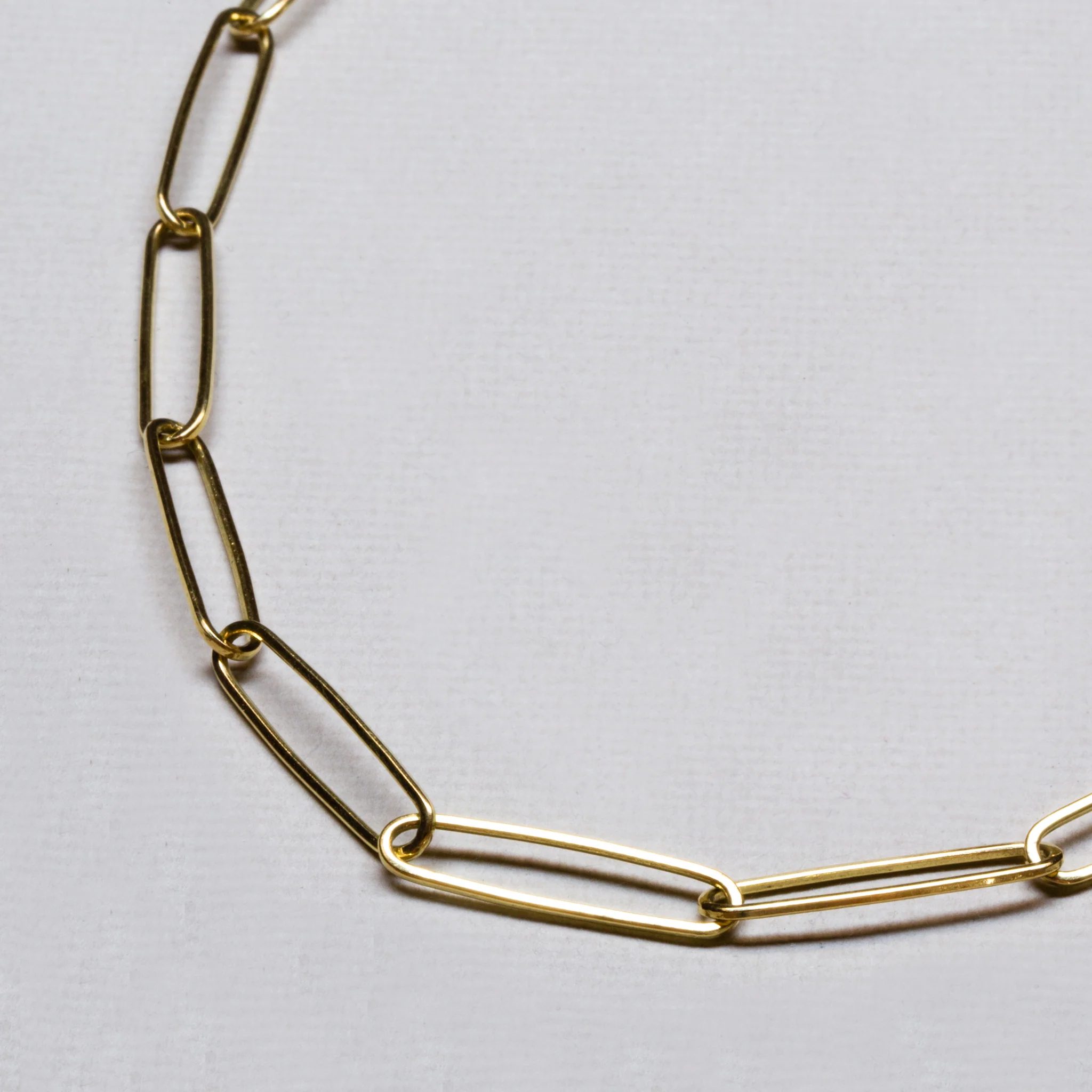 Gold and Silver Paperclip Chain Necklace #1 - Image 6
