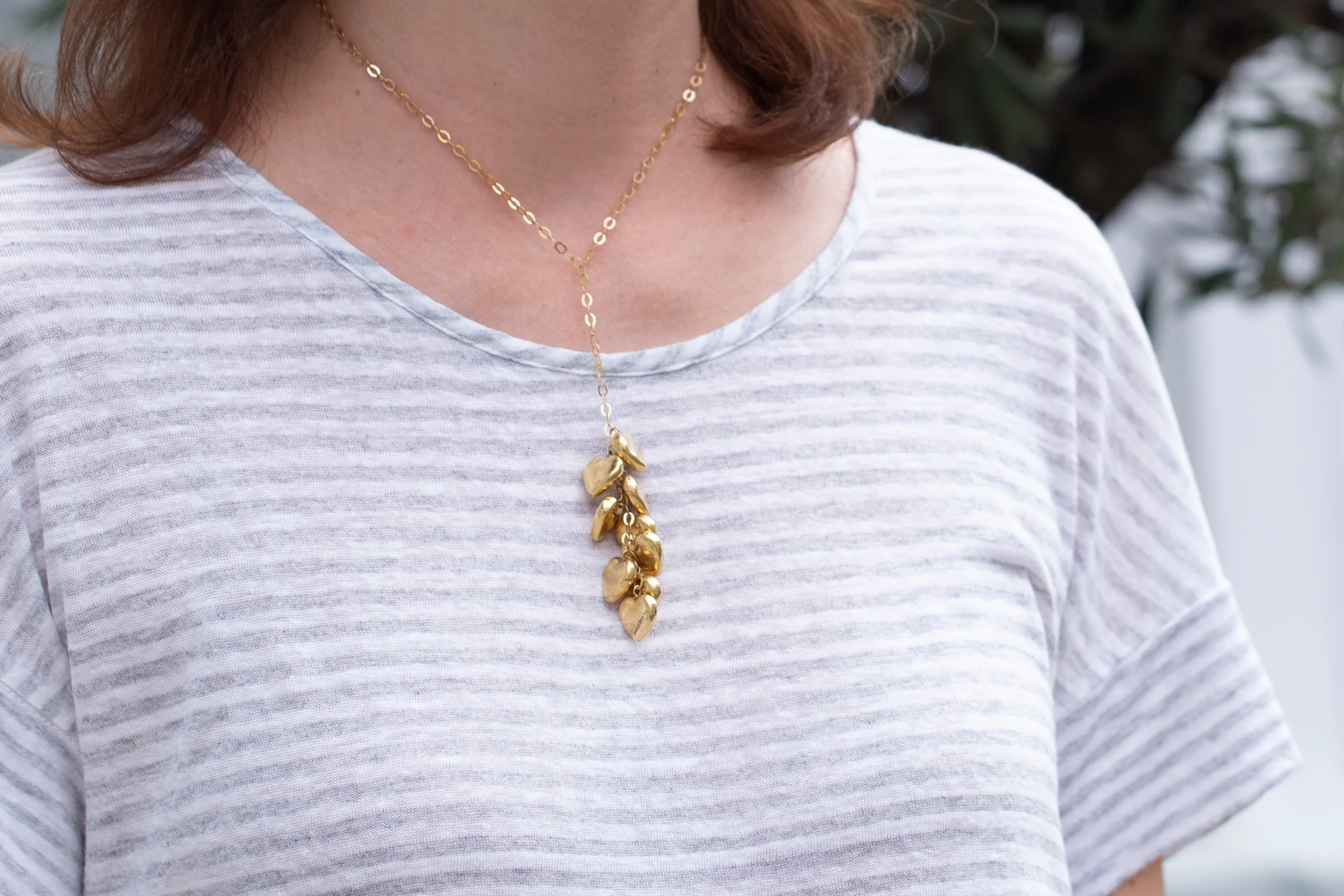 Gold Heart Necklace - Image 2