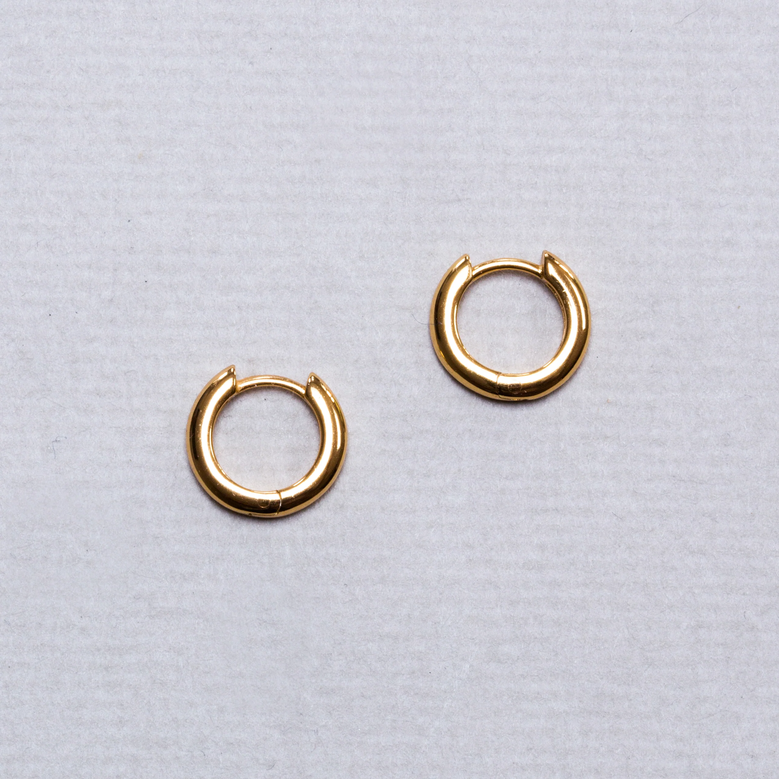 Thin Huggie Hoops - Image 3