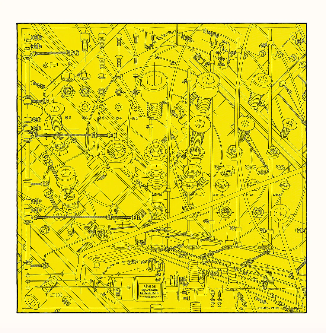 Special edition Hermes Scarf "STEP INTO THE FRAME" - Image 5