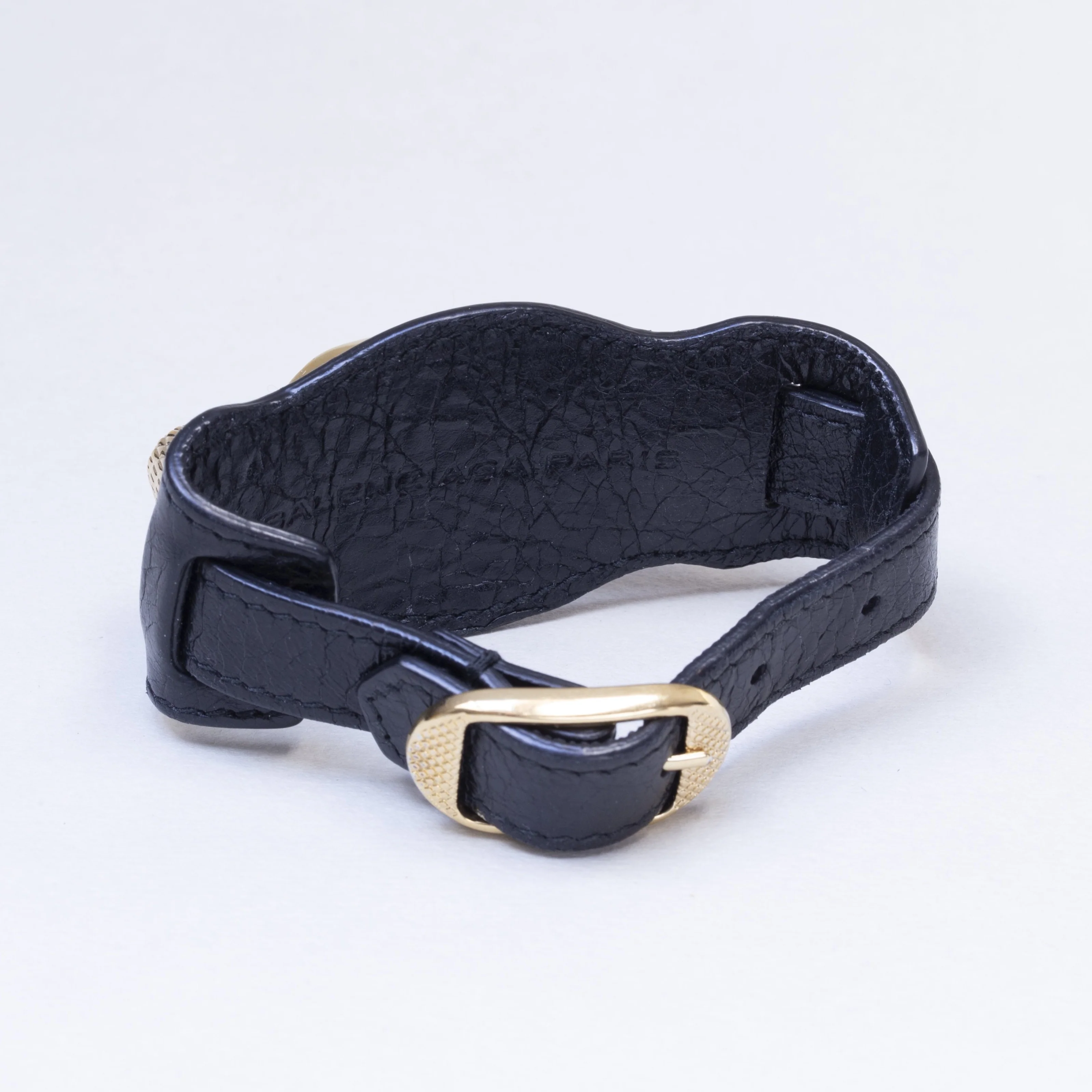 Leather Giant Stud Bracelet - Image 4