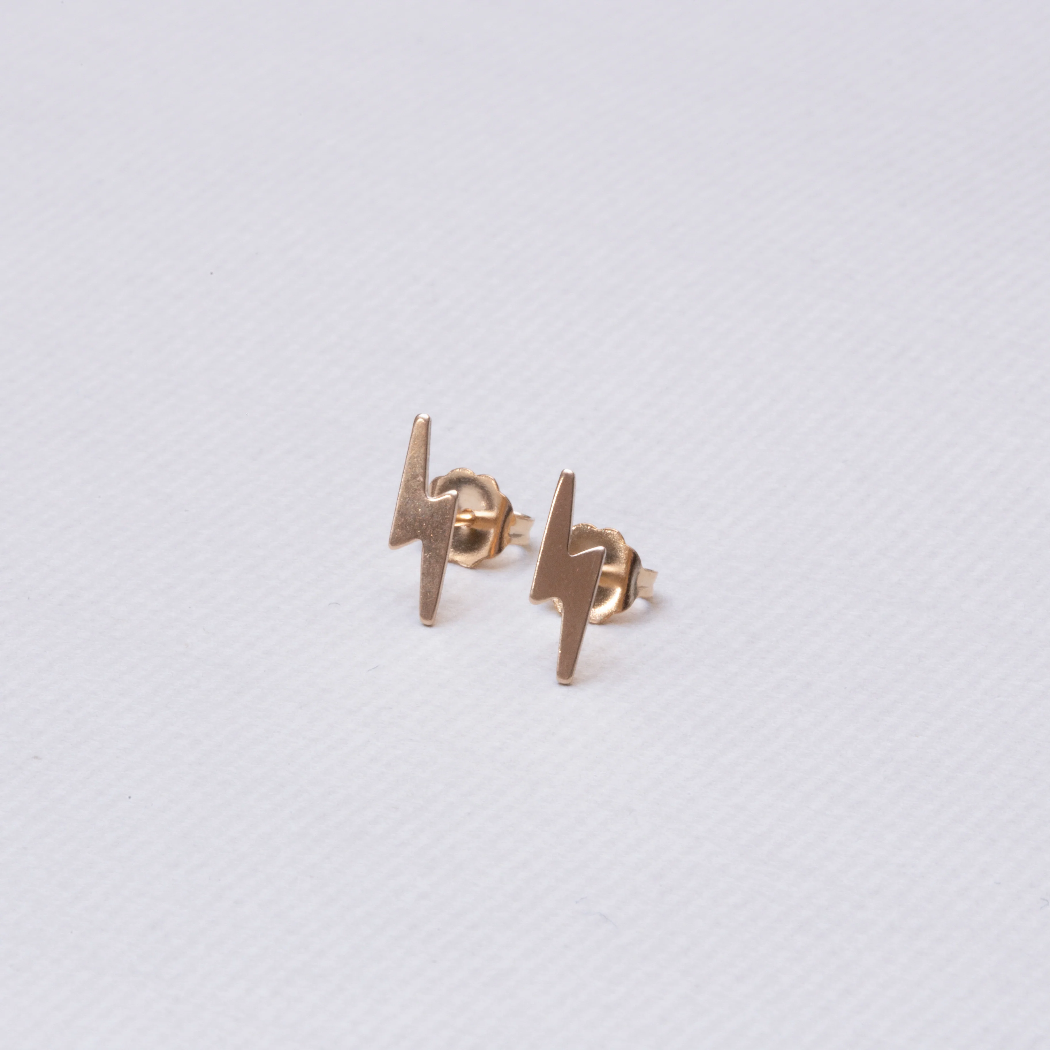 Lightning Bolt Stud Earrings - Image 3