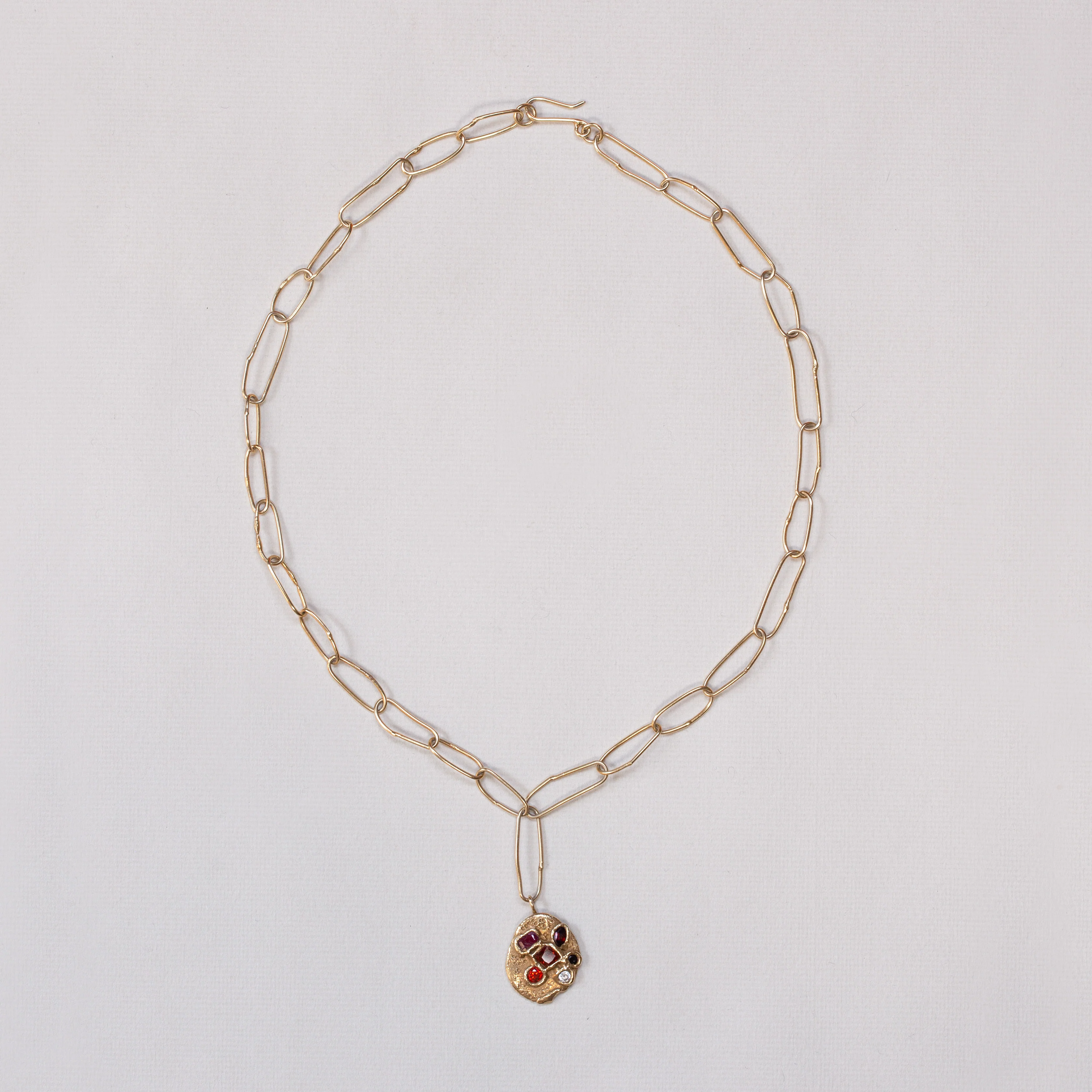 Oval Pendant Necklace - Image 2