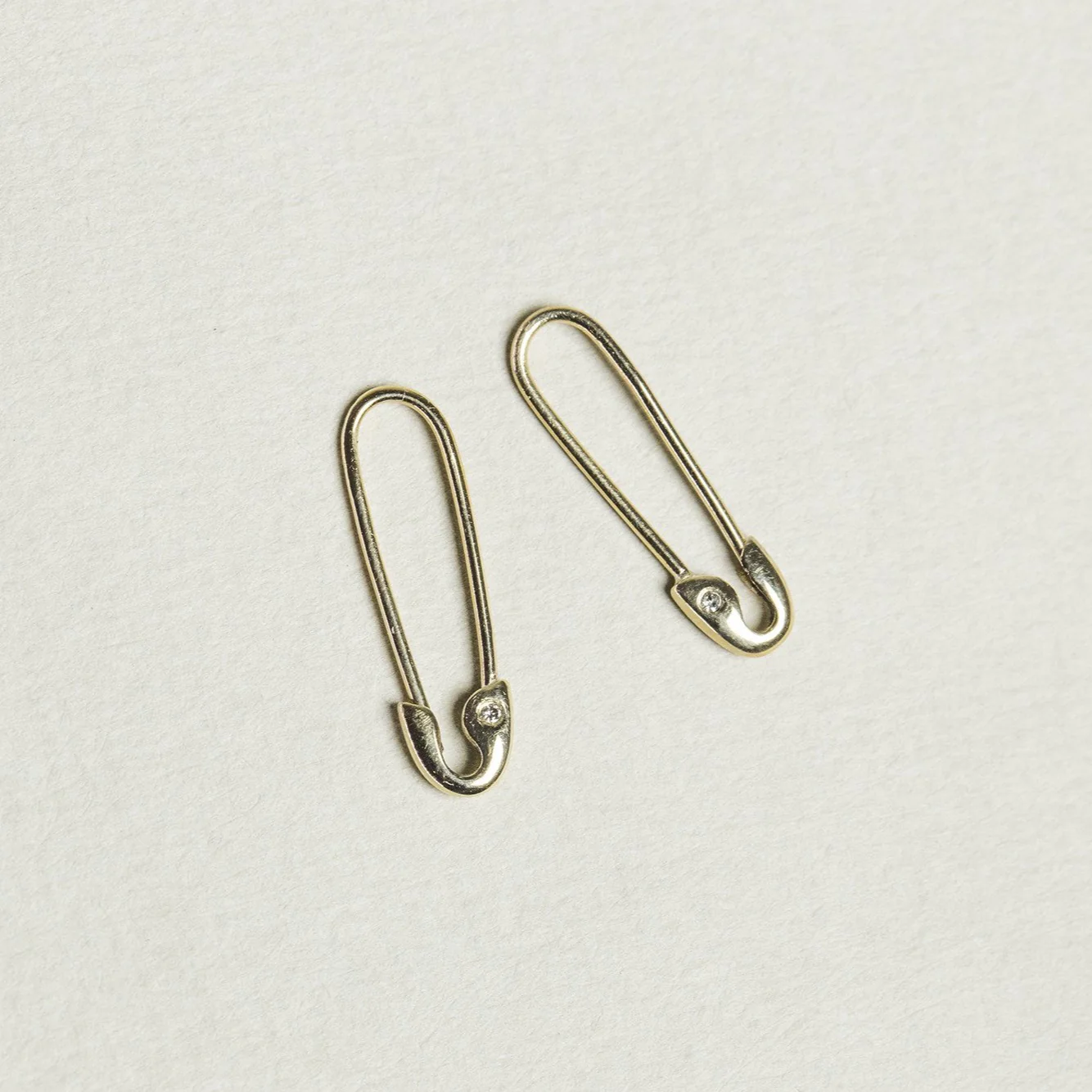 Safety Pin Drop Earring - Image 4