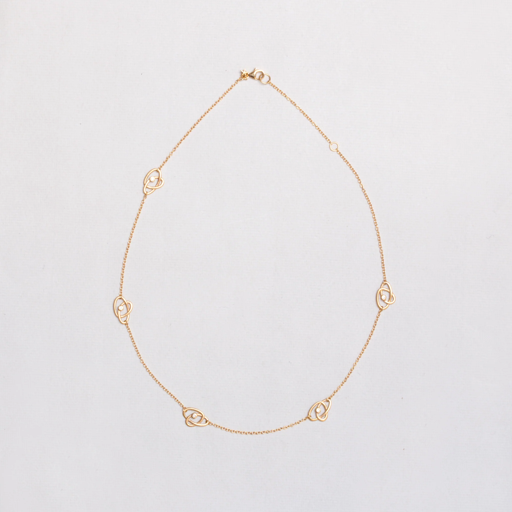 Scribble Infinity 5 Station Necklace