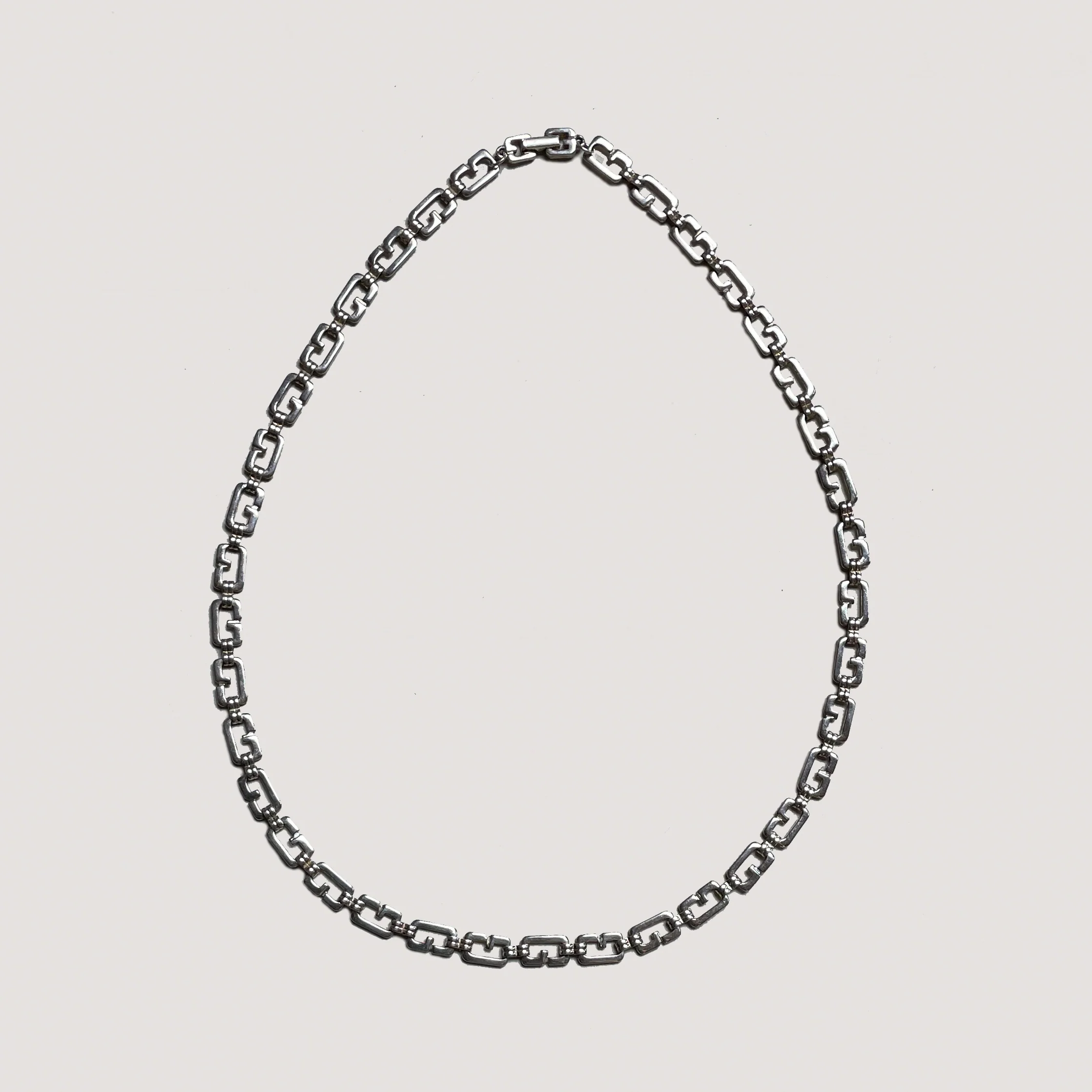 Set of Vintage Givenchy Chain Necklace and Bracelet - Image 4