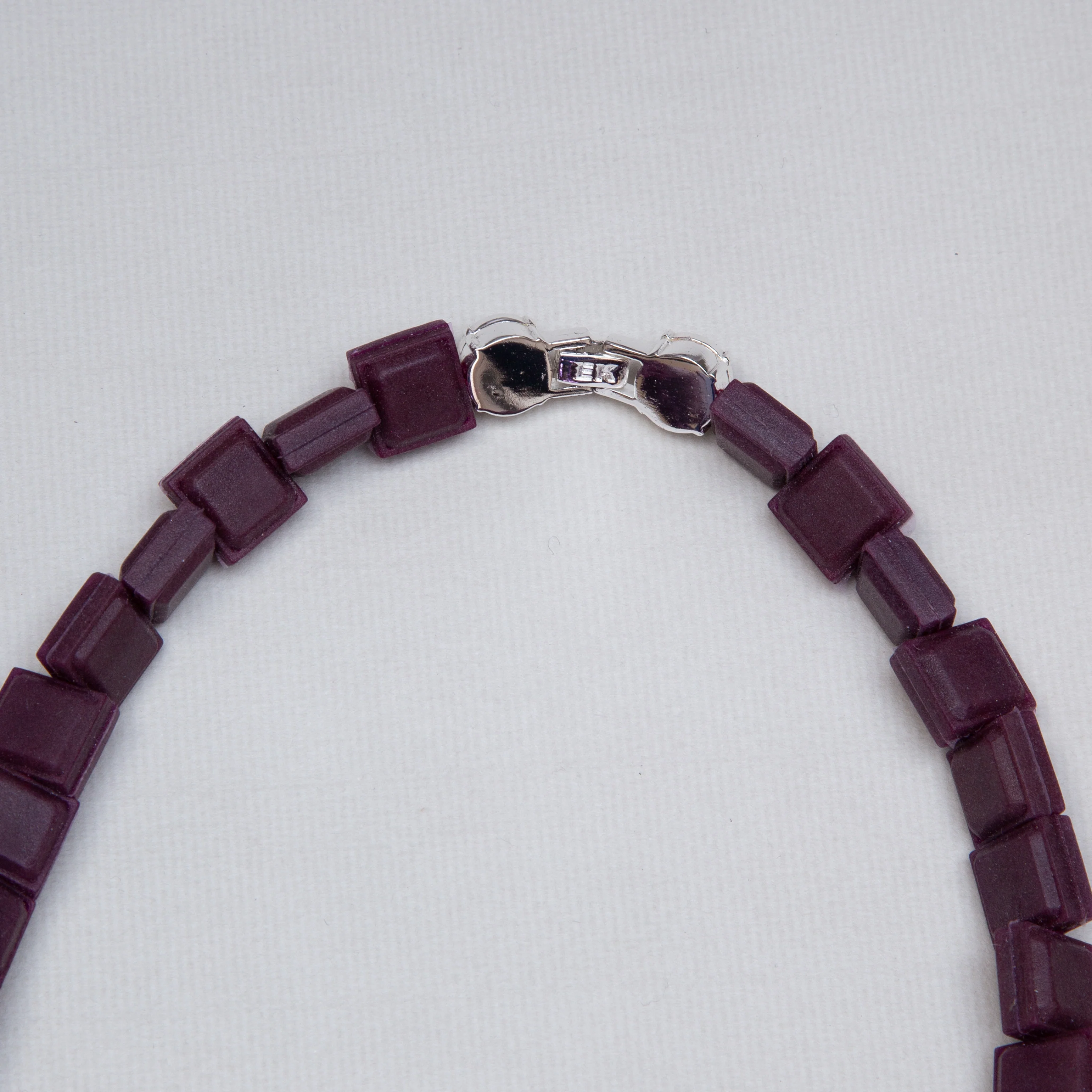Silicone Necklace with Cubic Zirconia - Image 4