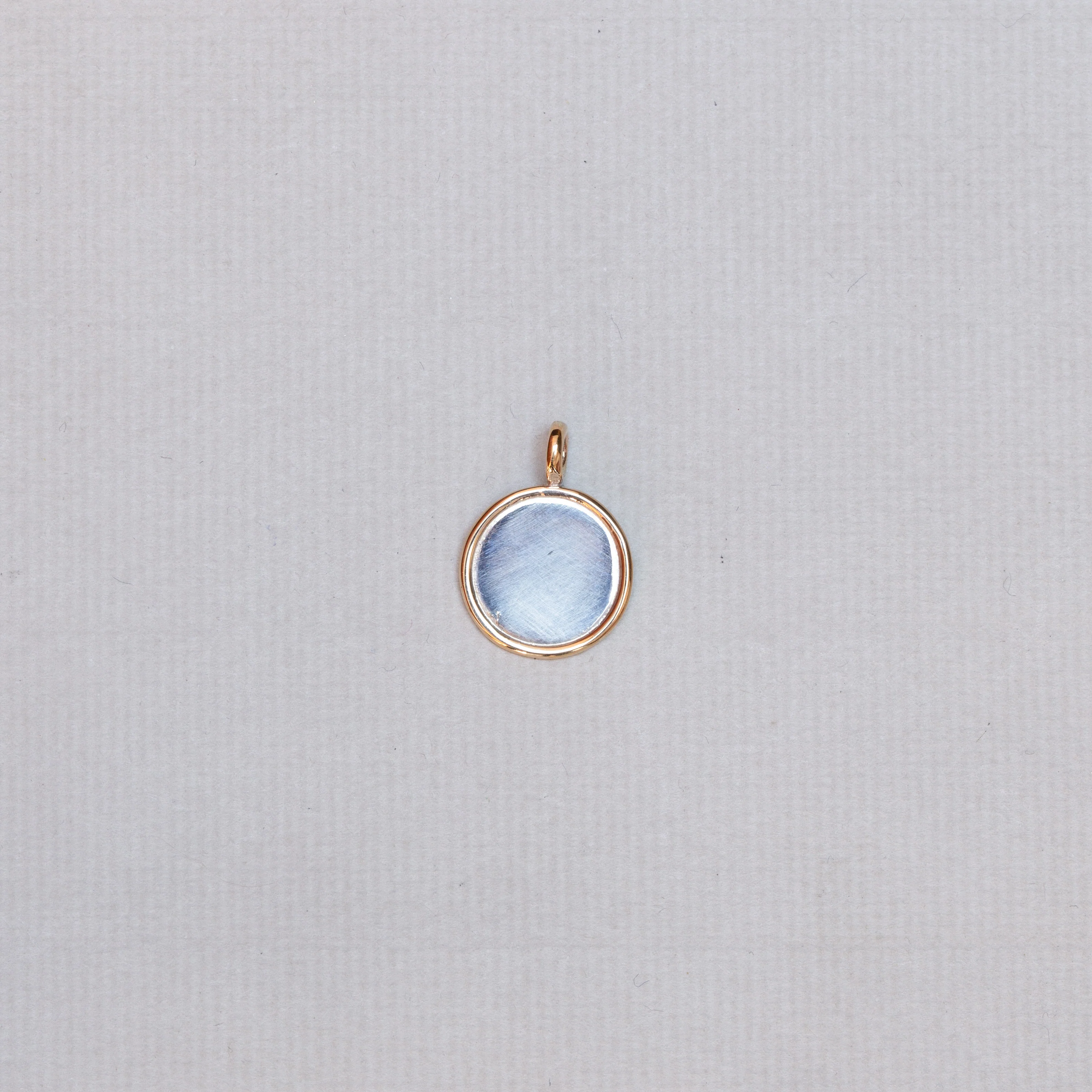 Silver and 9ct Gold Pendant Charm - Image 2