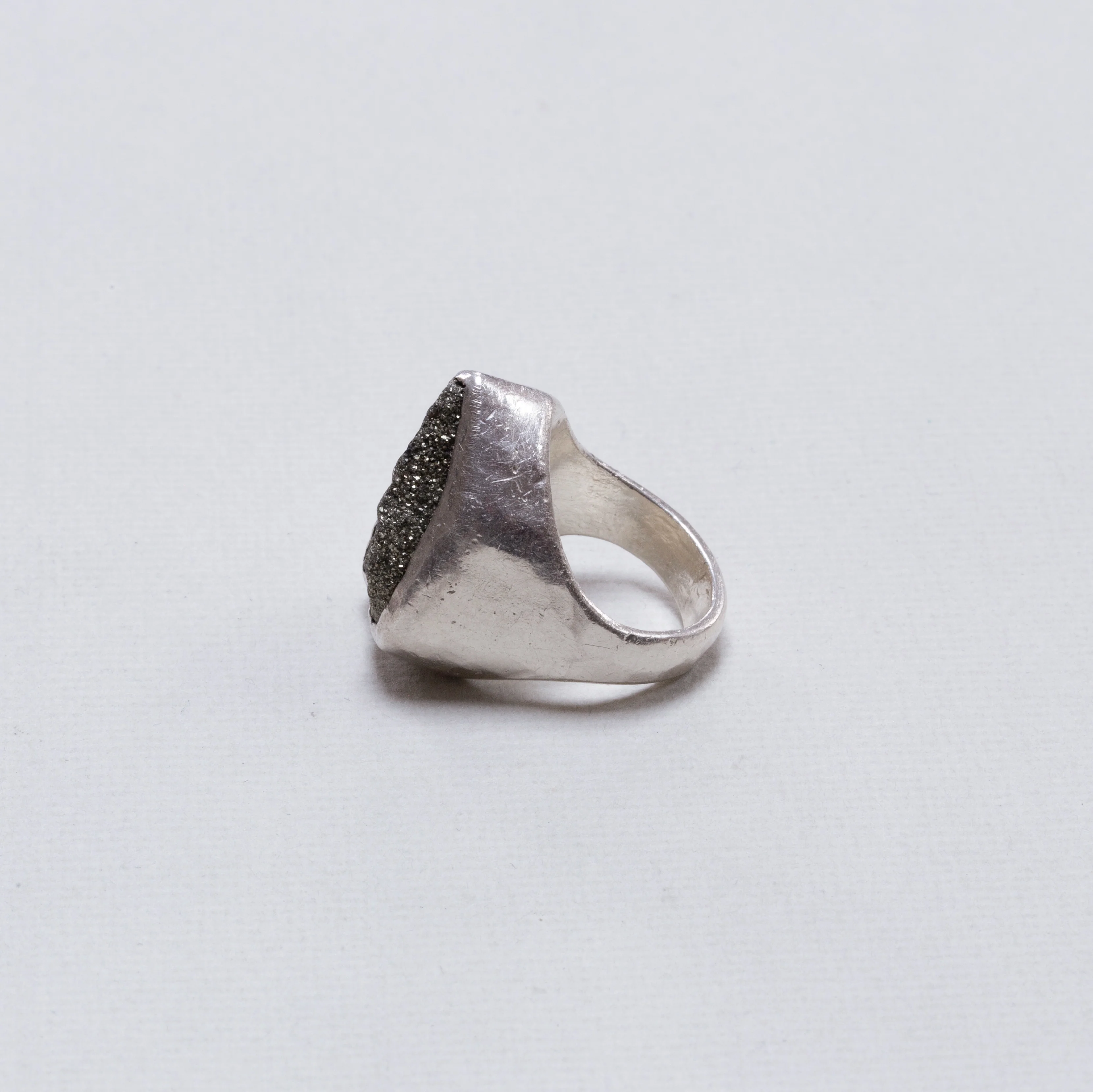 Sterling Silver Ring with Pyrite - Image 4