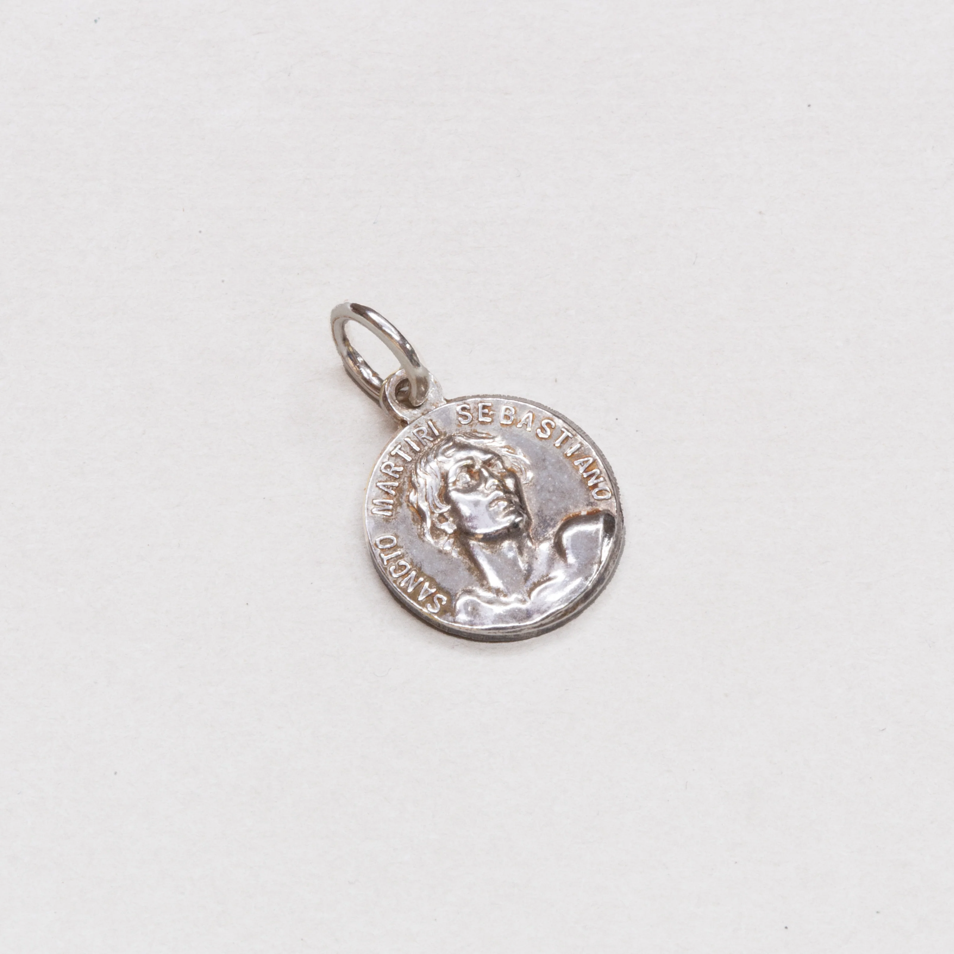 Silver St Sebastian Charm Pendant - Image 4