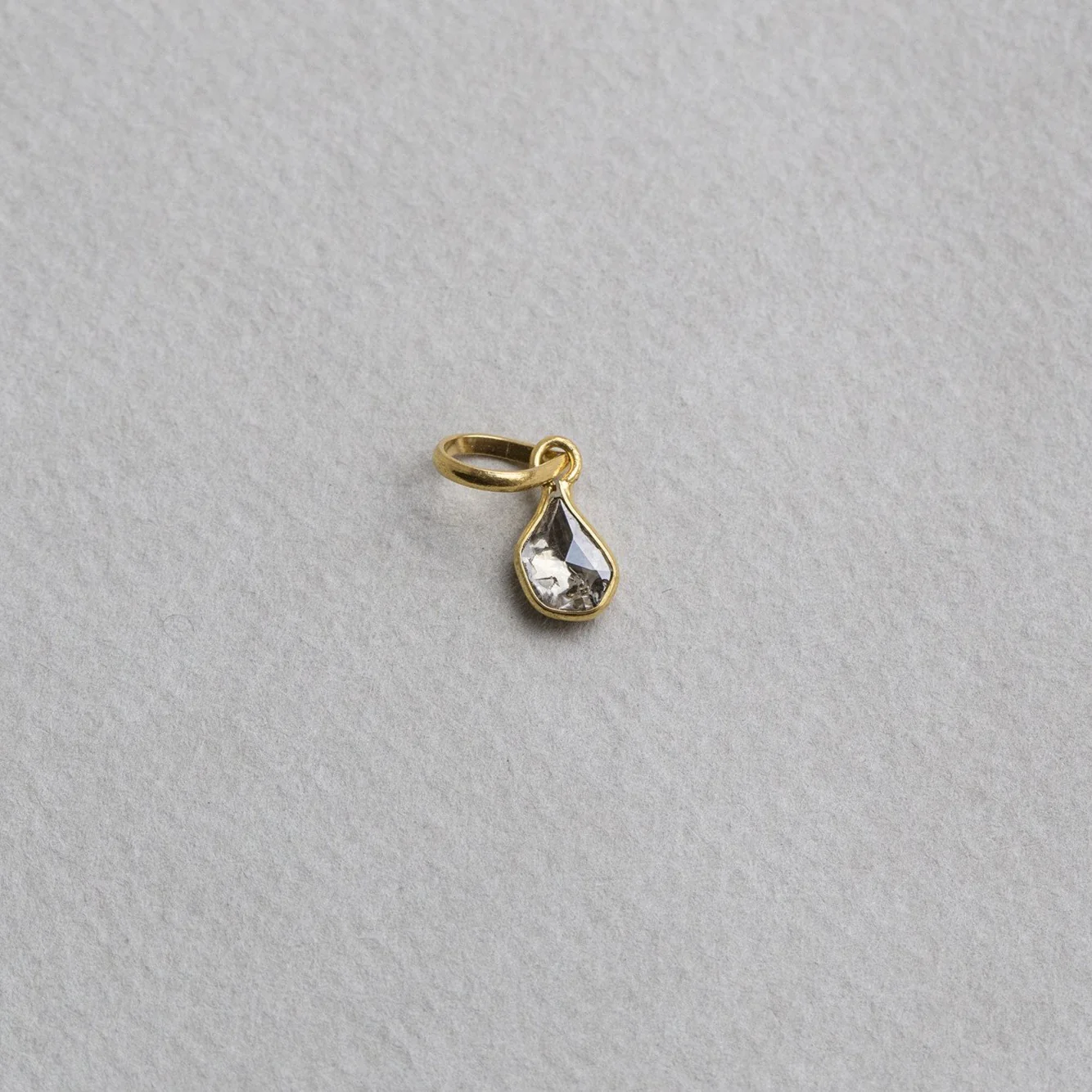 Small Diamond Slice Pendant