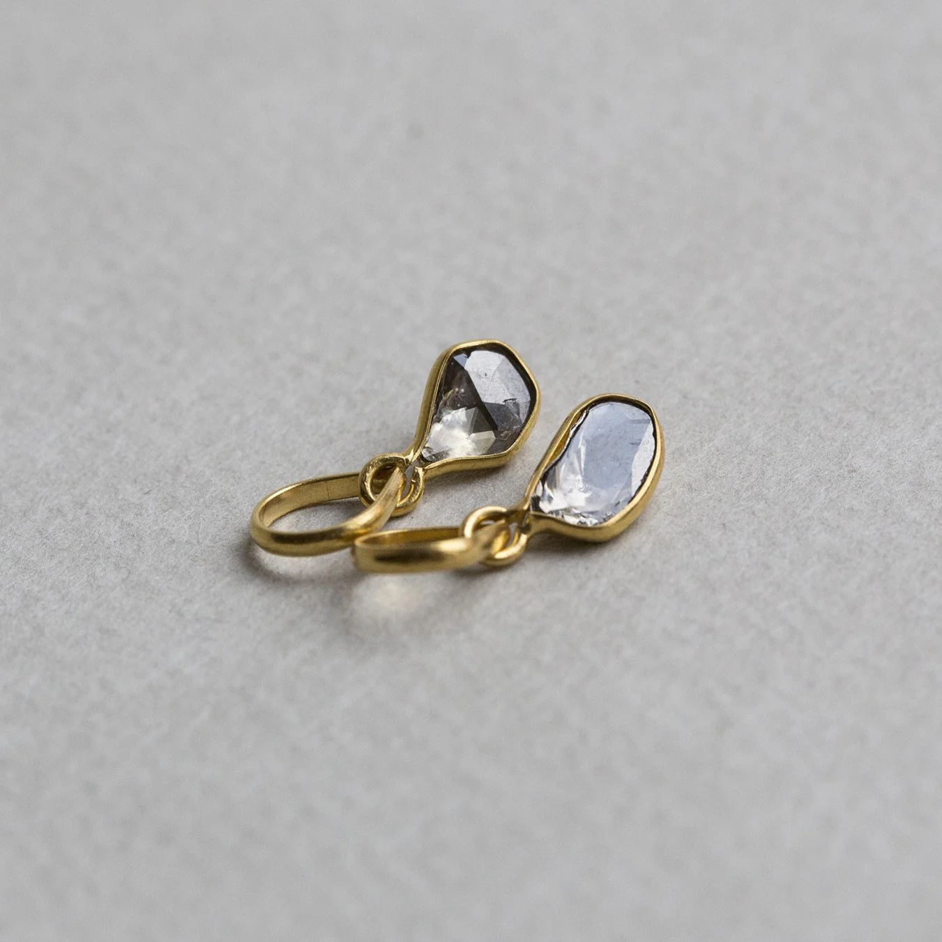 Small Diamond Slice Pendant - Image 4