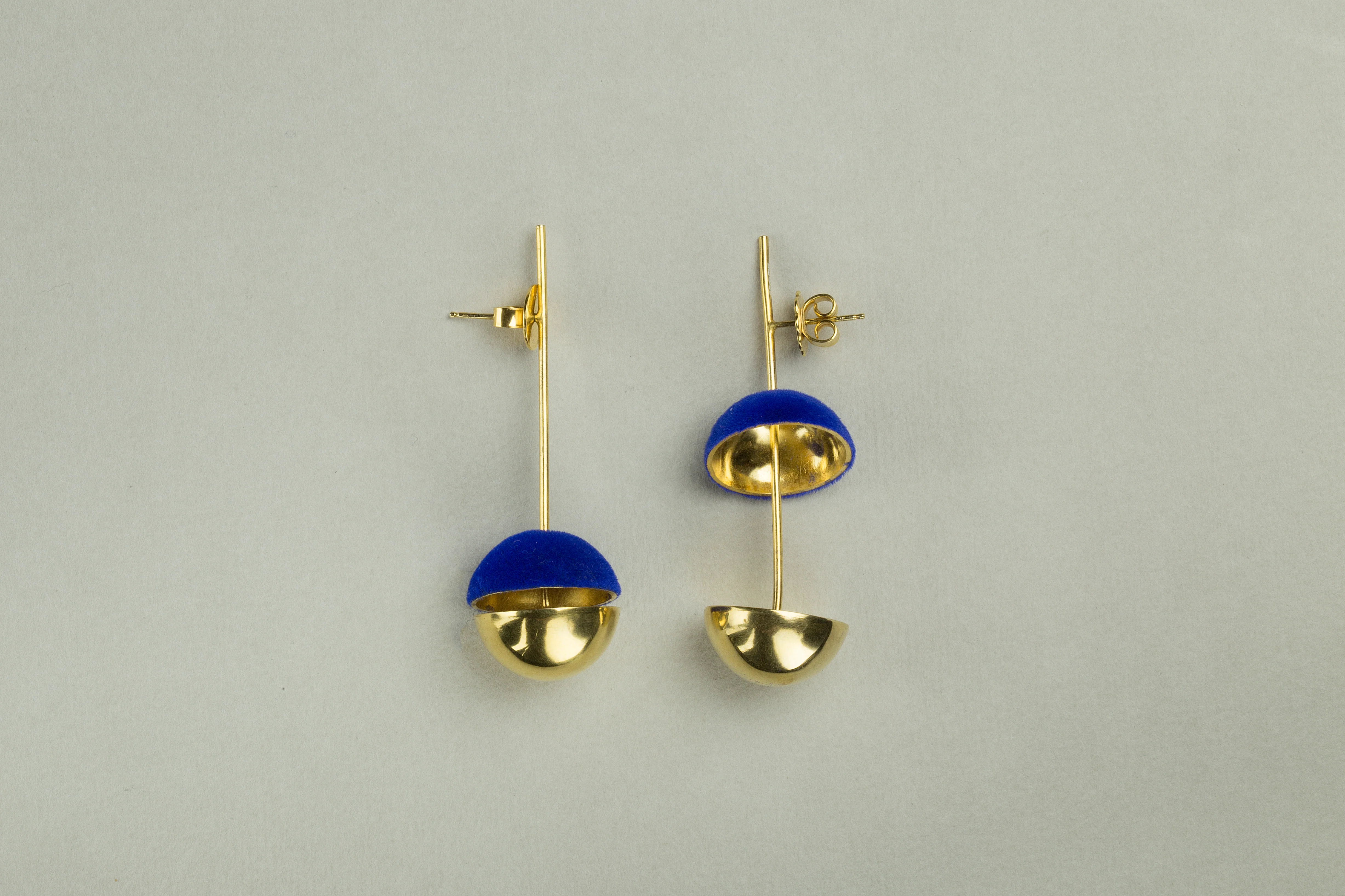Space Cut Earrings with Engraving - Image 5