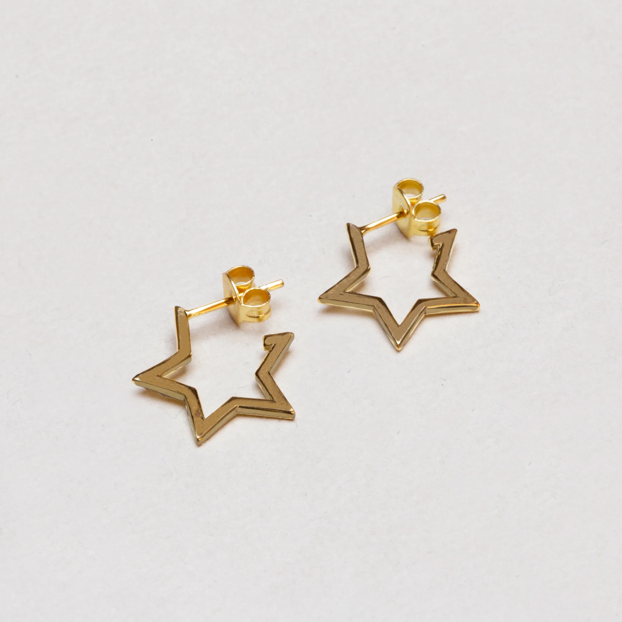 Star Hoop Earrings - Image 5
