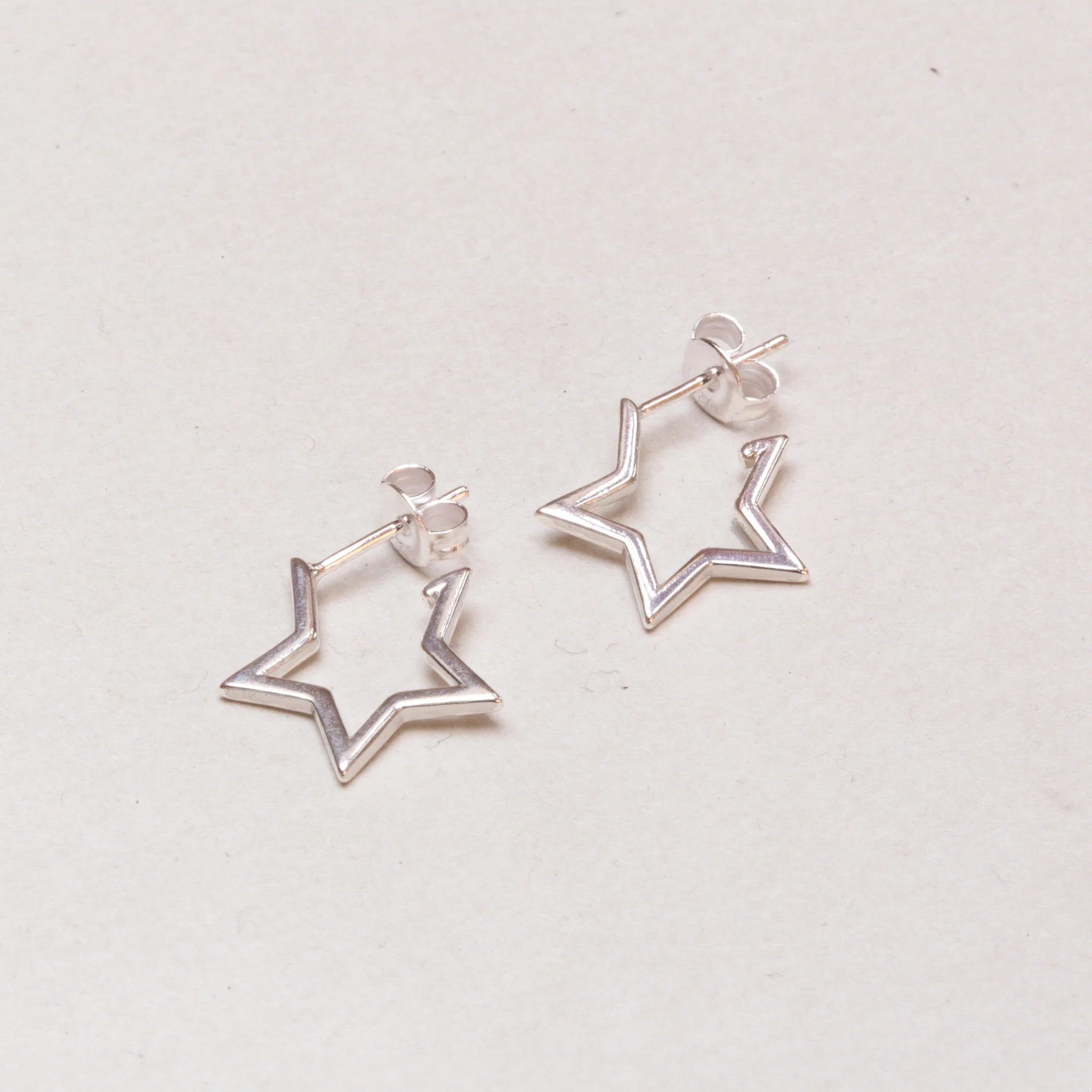 Star Hoop Earrings - Image 6