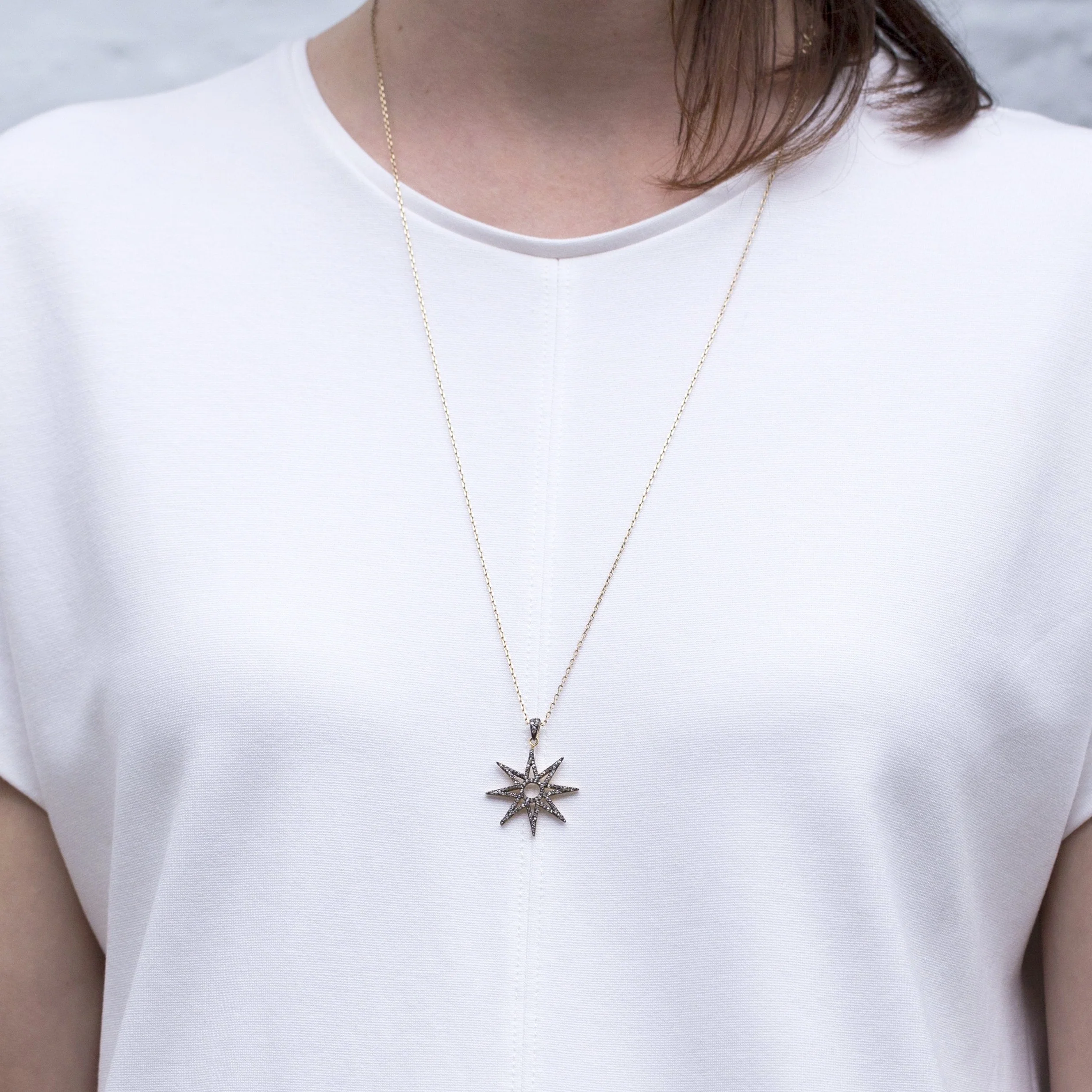 Diamond Starburst Pendant - Image 2