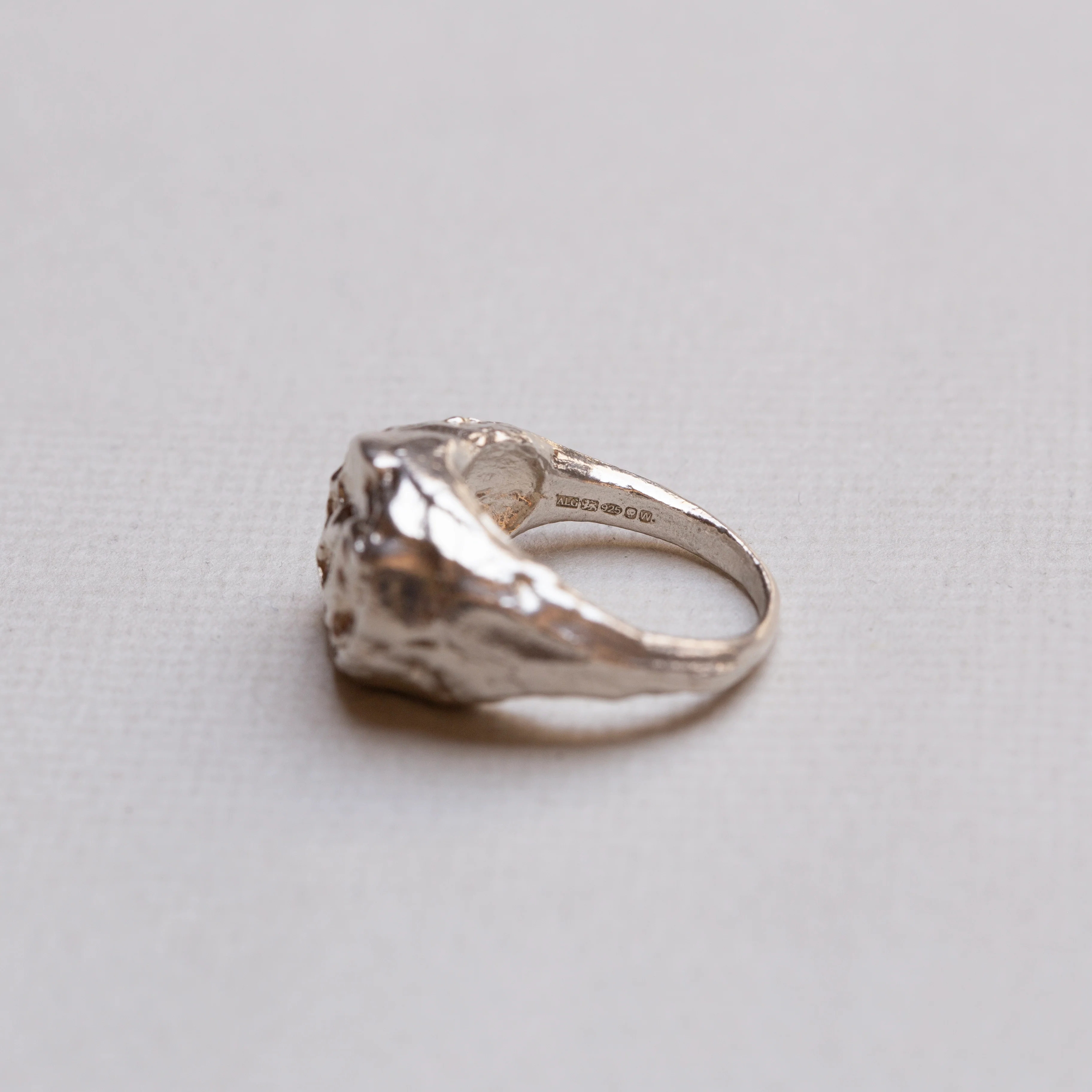 Sterling Silver Taurus Signet Ring - Image 5