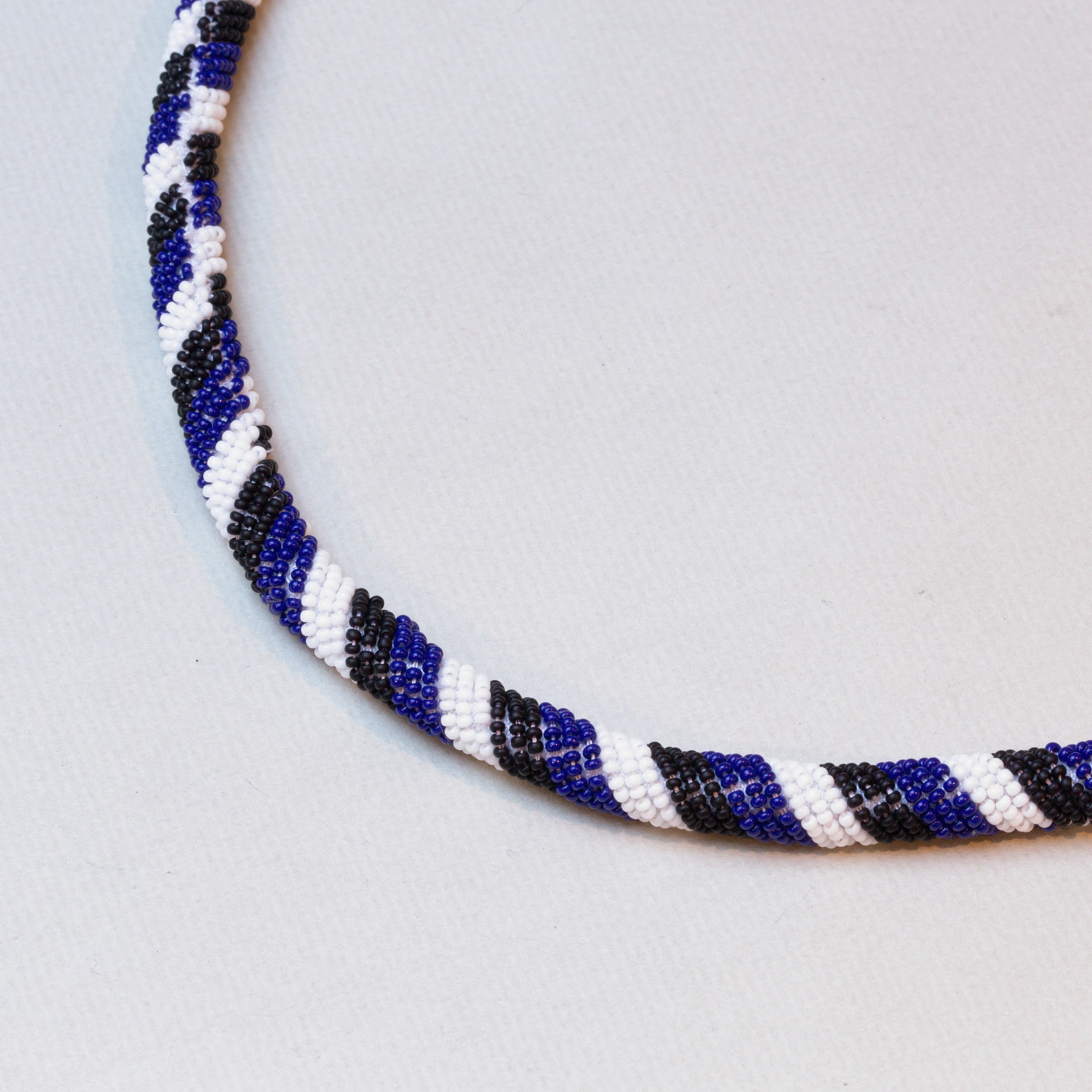 Stripy Beads Necklace - Image 2