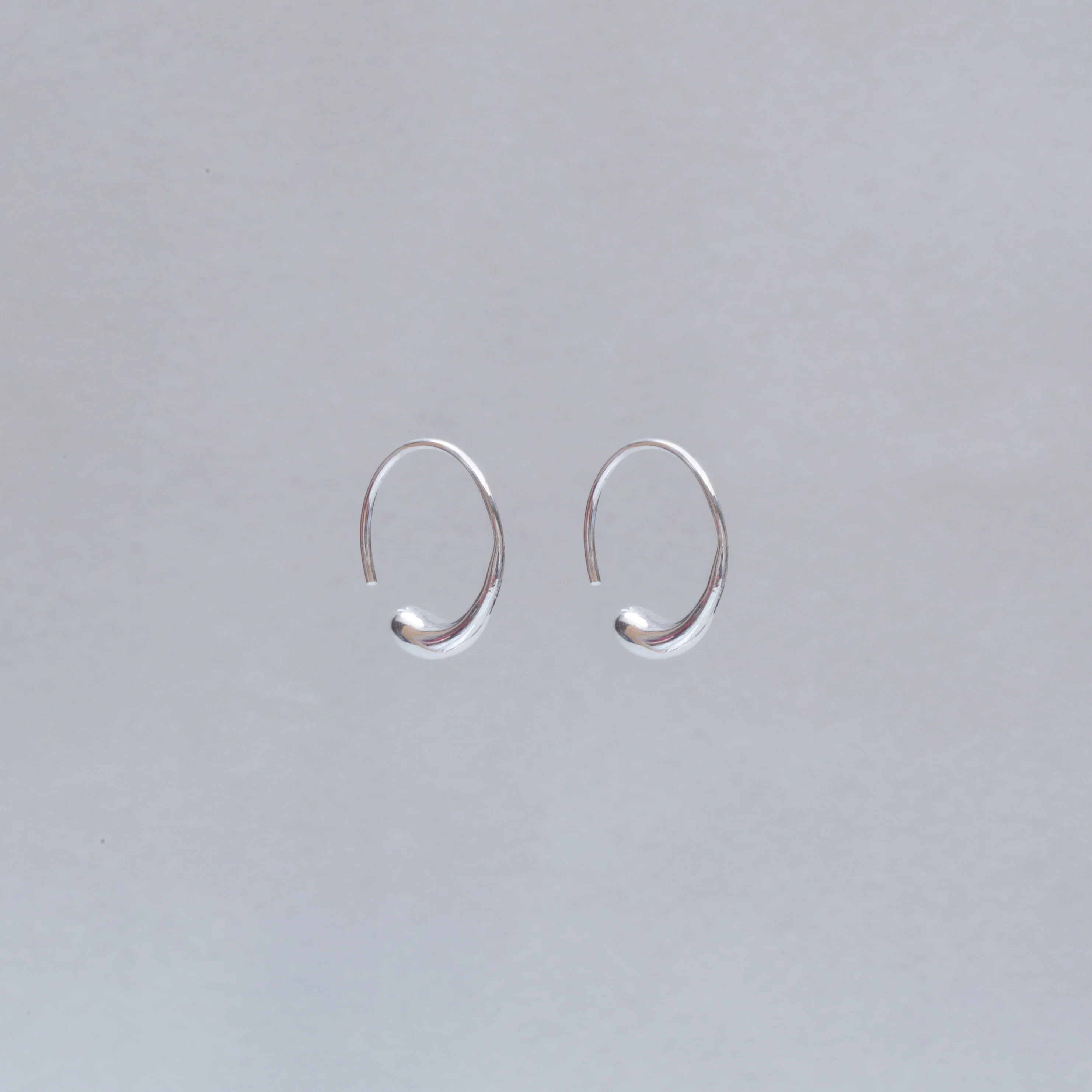 Teardrop Hoop Earrings - Image 6