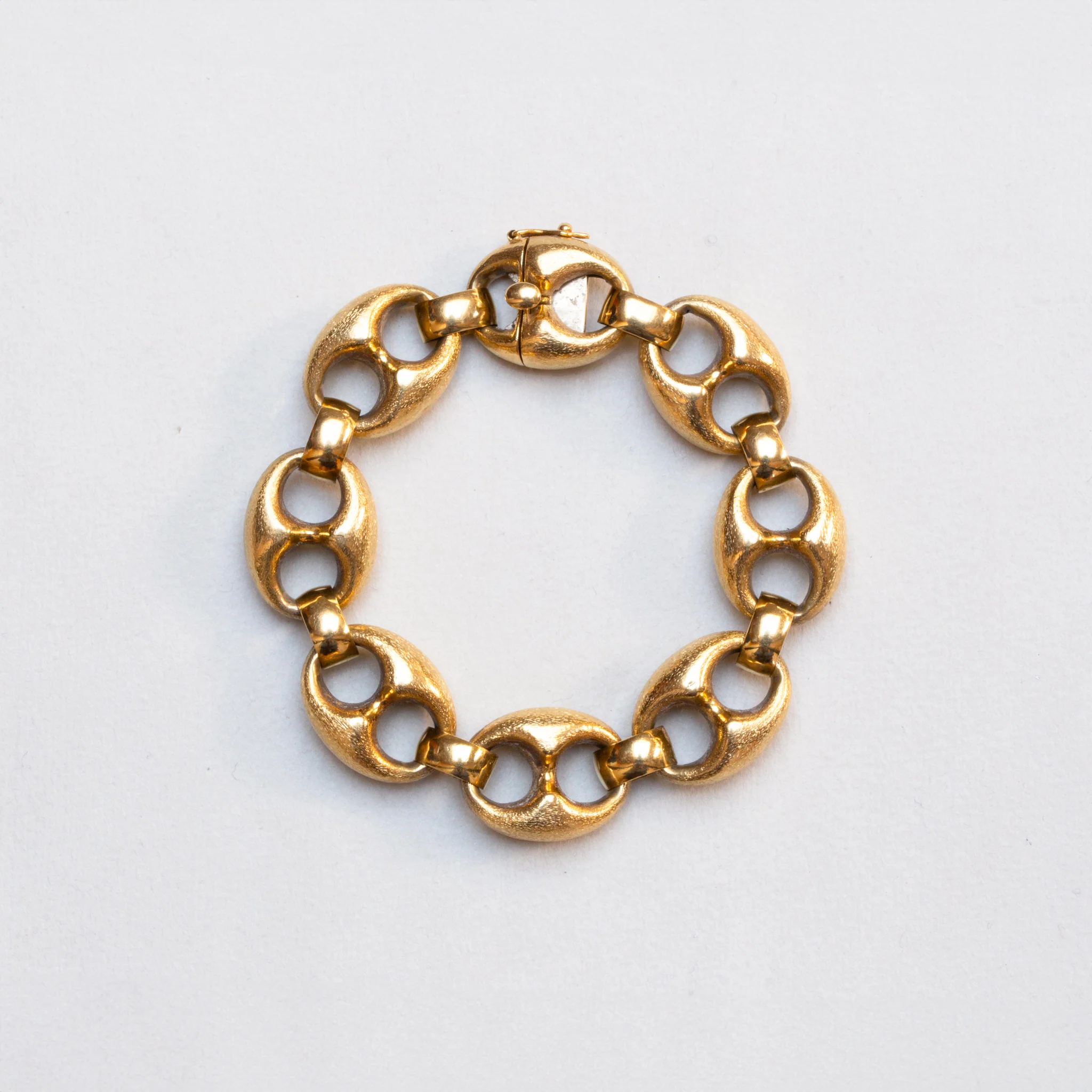 Vintage 18ct Gold Link Chain Bracelet - Image 2