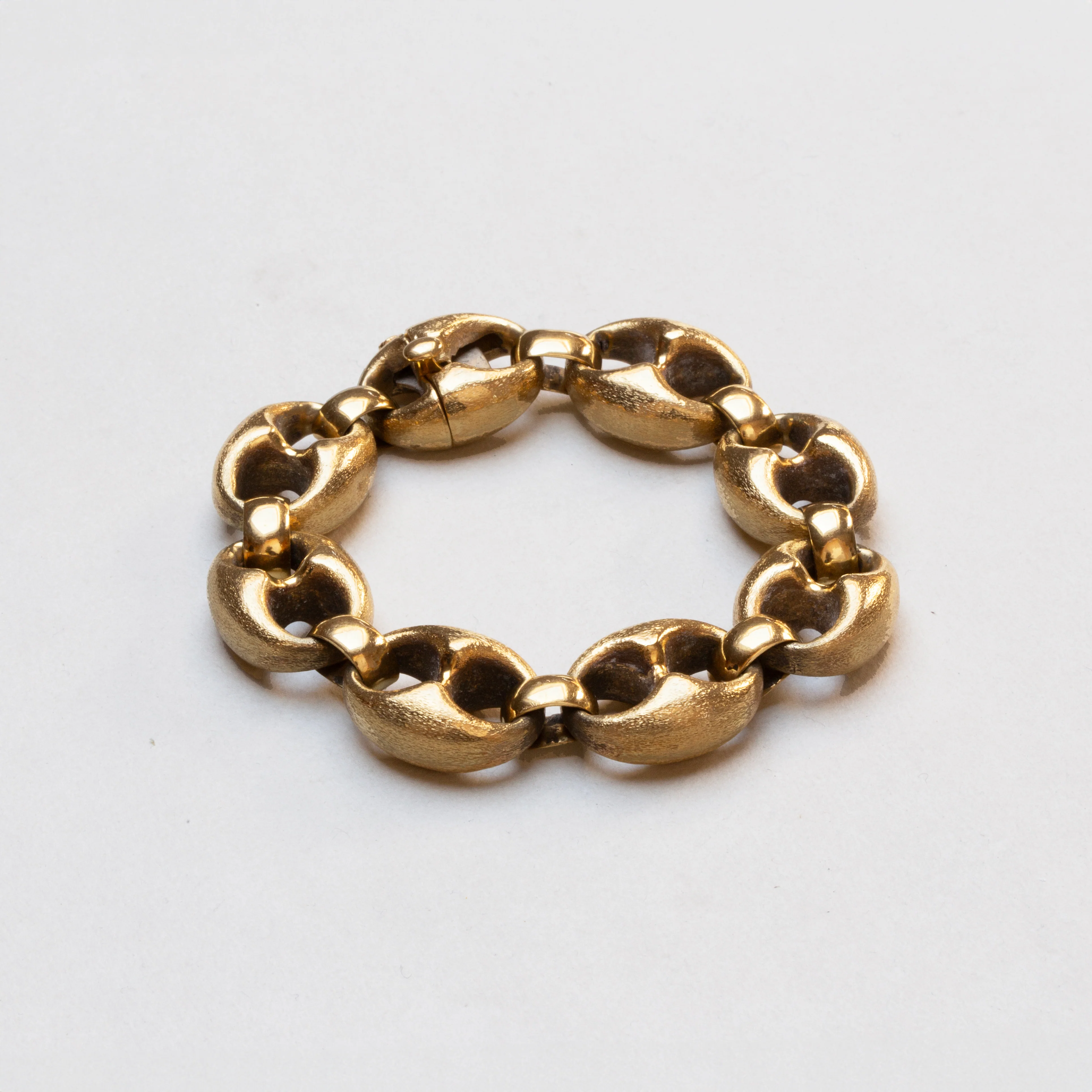 Vintage 18ct Gold Link Chain Bracelet - Image 4