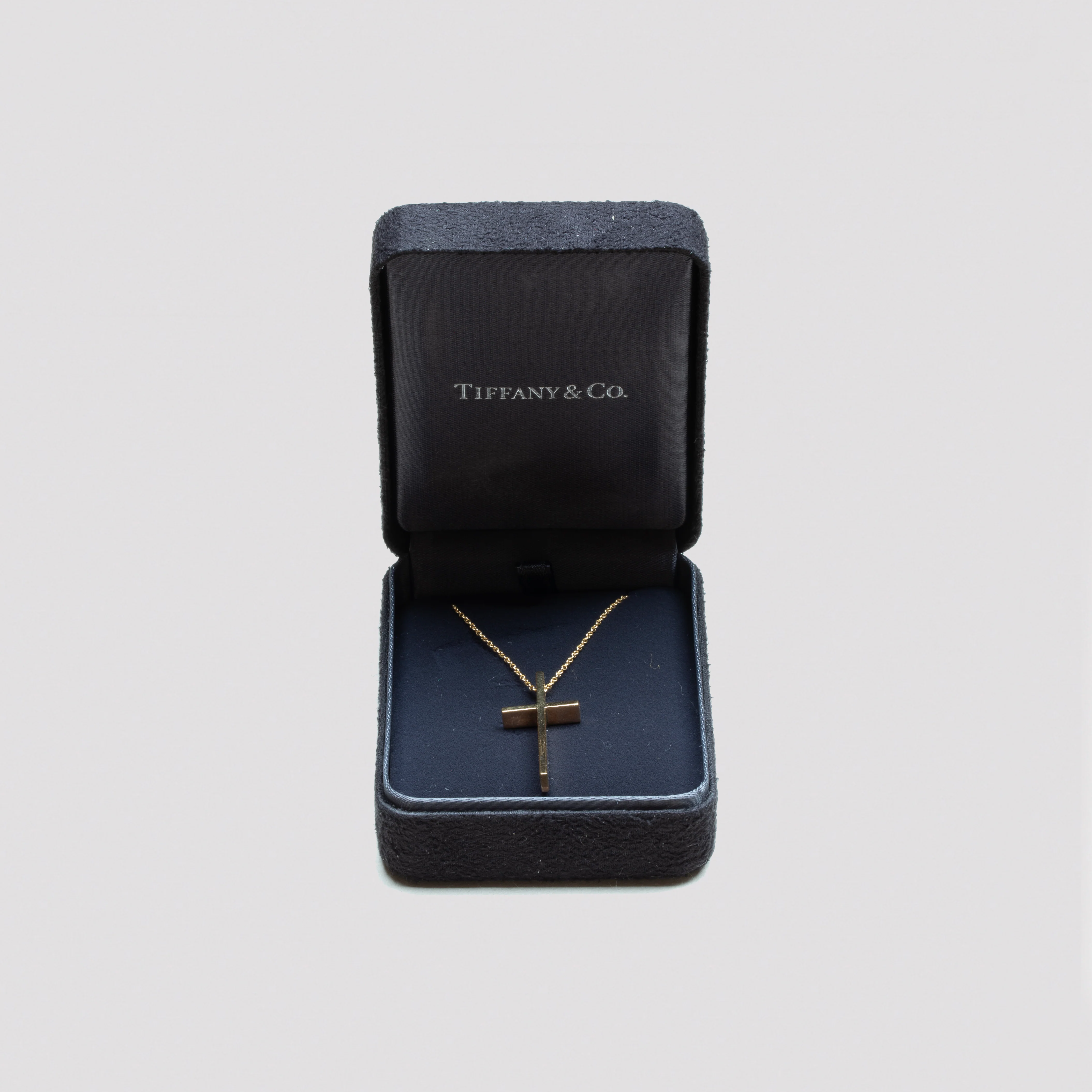 Vintage 18ct Gold Cross Chain Necklace - Image 2