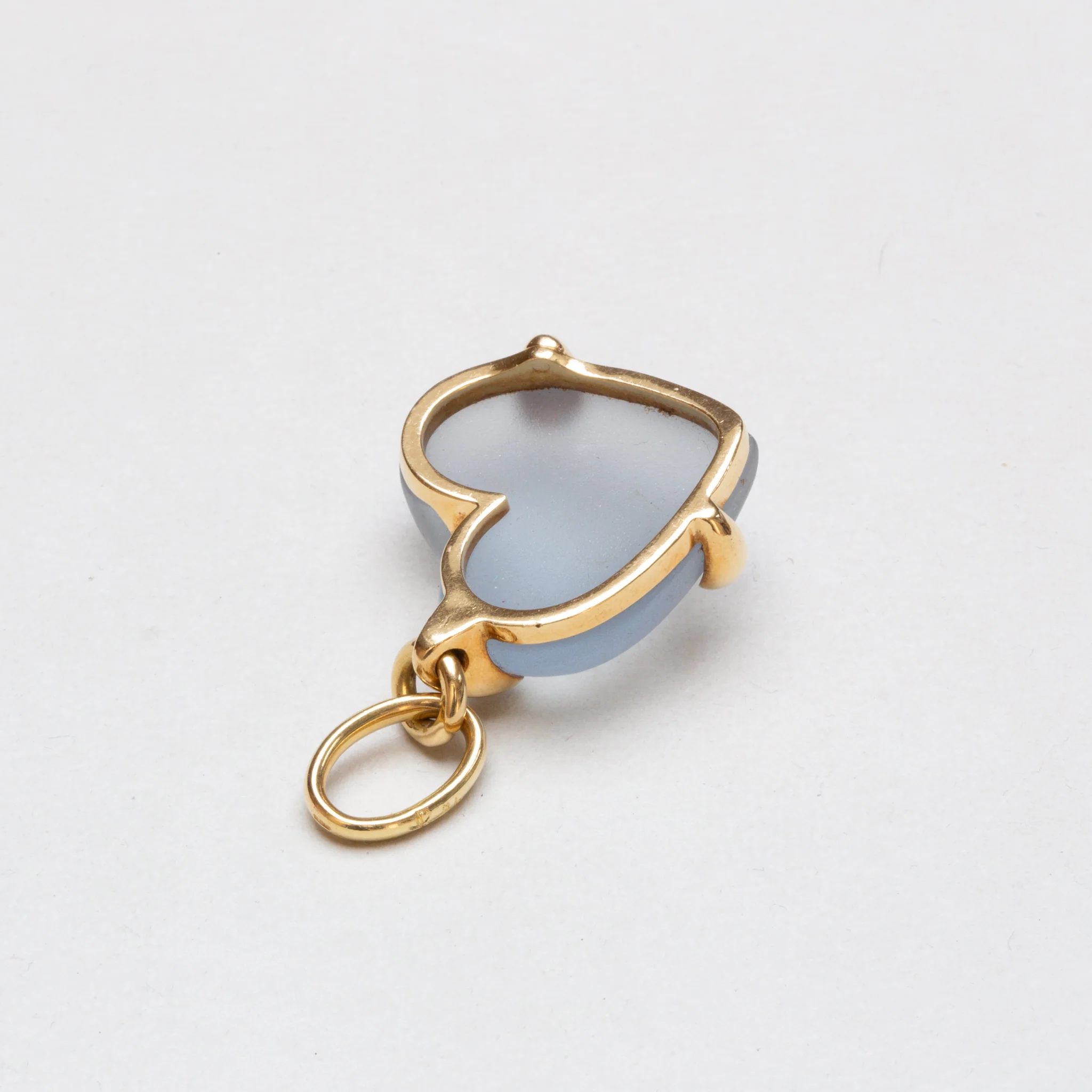 Vintage Pomellato 18ct Gold Heart Pendant Charm - Image 2