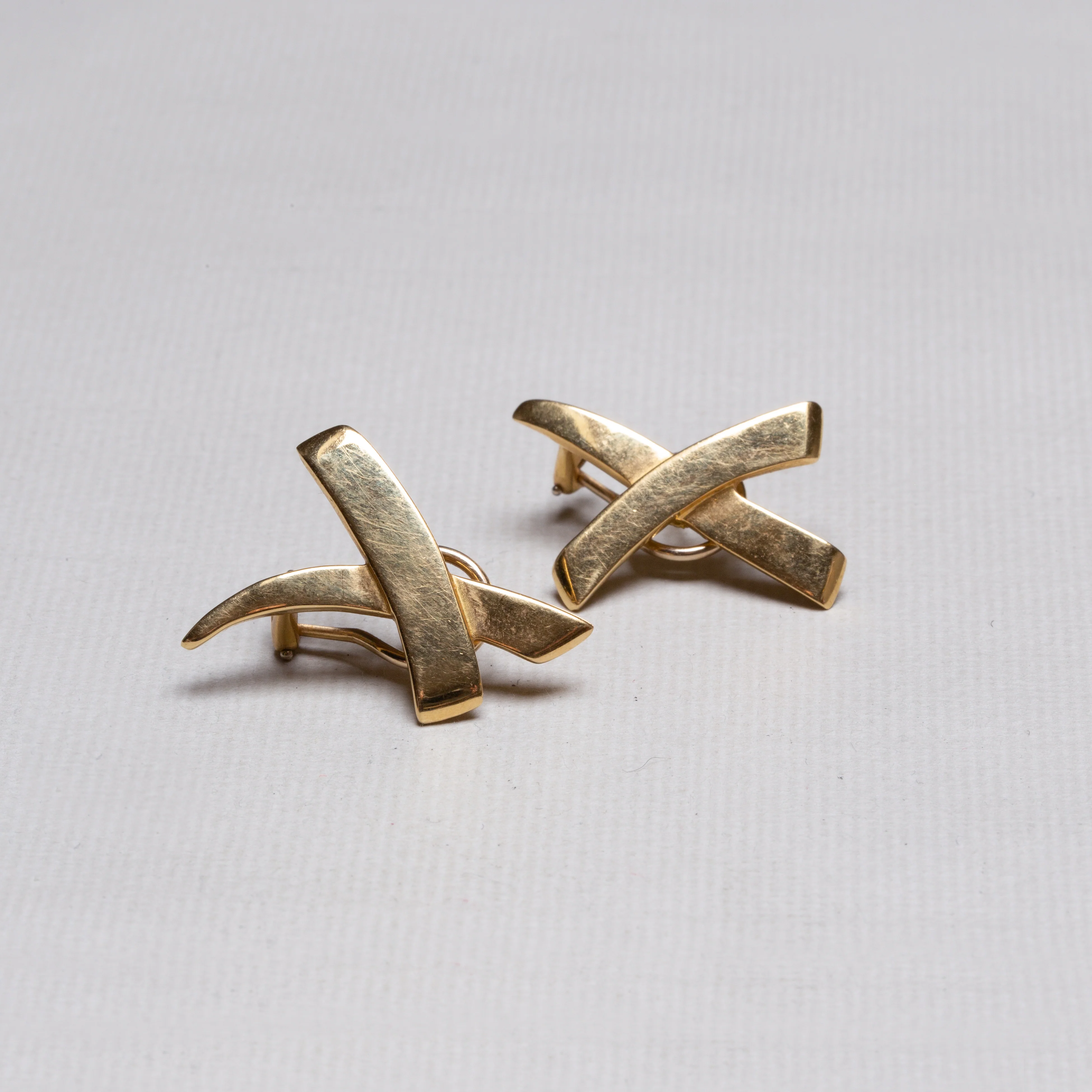 Vintage Tiffany Paloma's Graffiti X Earrings - Image 2