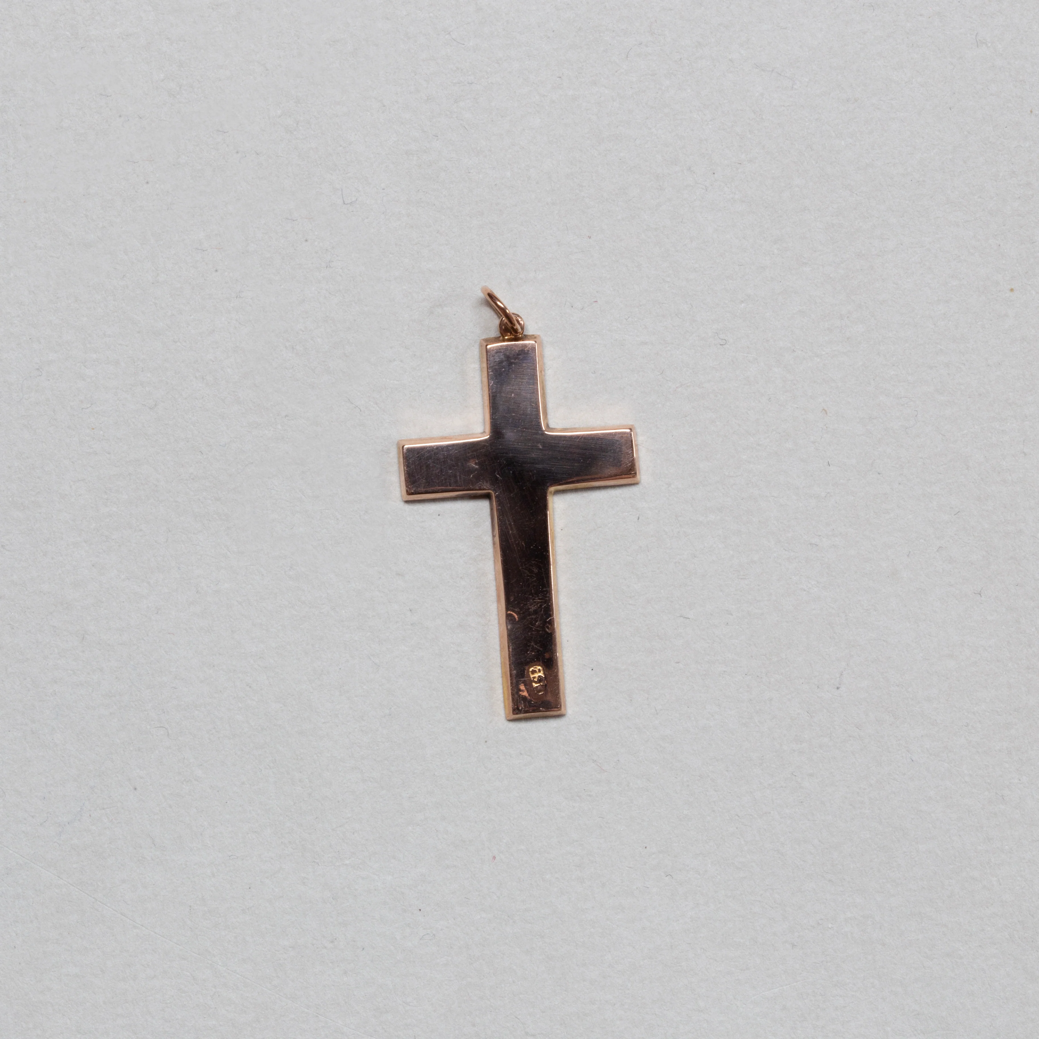 Vintage 9ct Gold Cross Pendant Charm #2 - Image 2