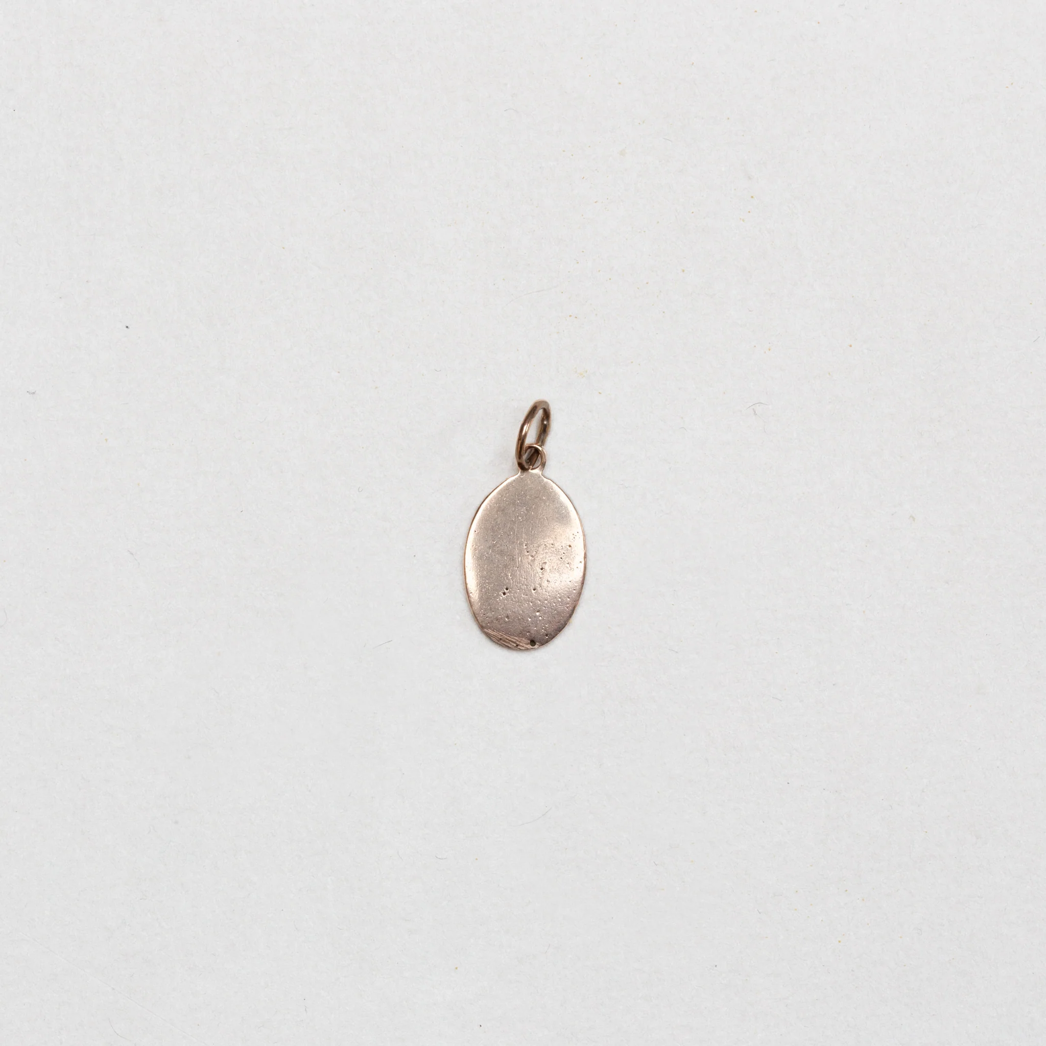 Vintage 9ct Gold Madonna Pendant Charm - Image 3