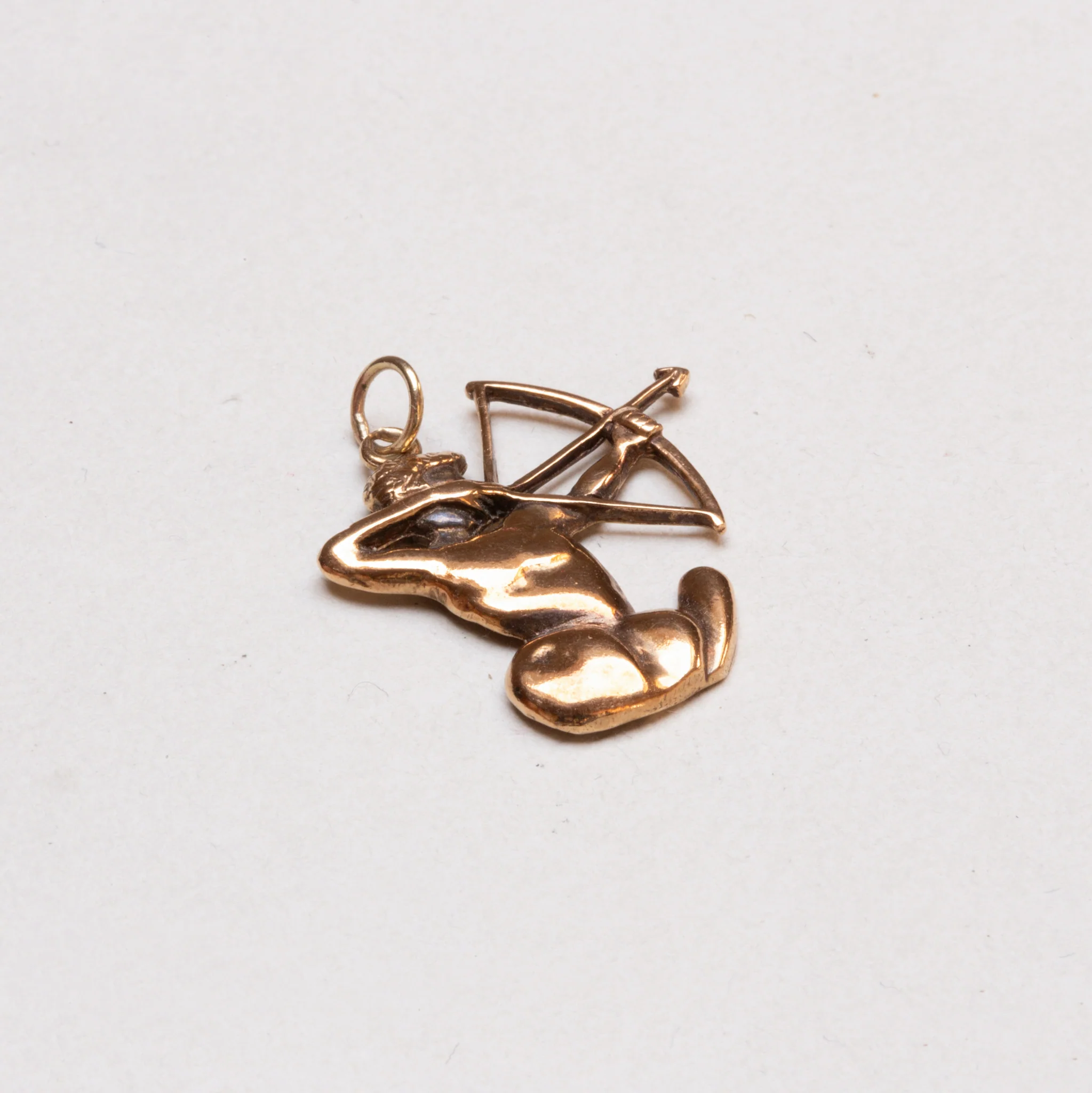 Vintage 9ct Gold Sagittarius Charm Pendant - Image 2