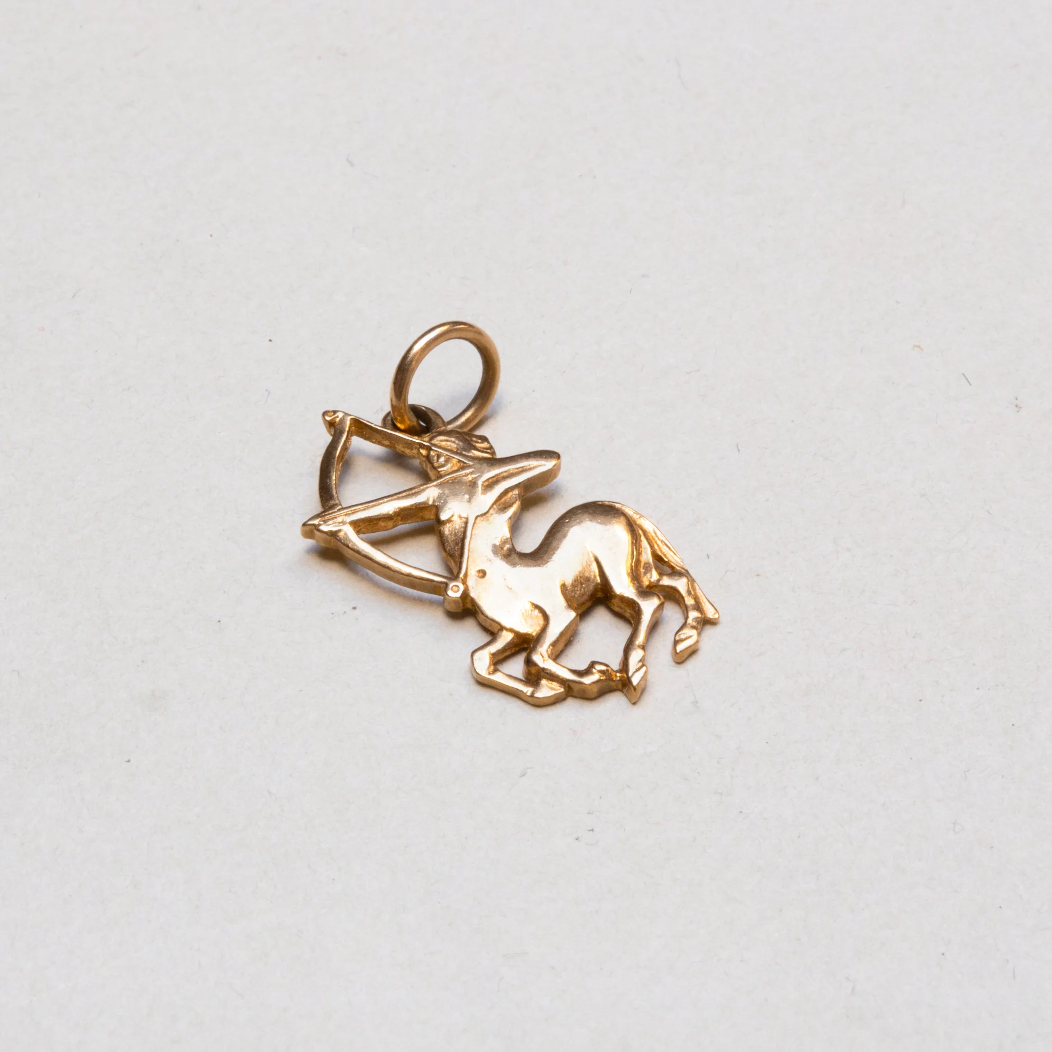 Vintage 9ct Gold Sagittarius Charm Pendant - Image 2