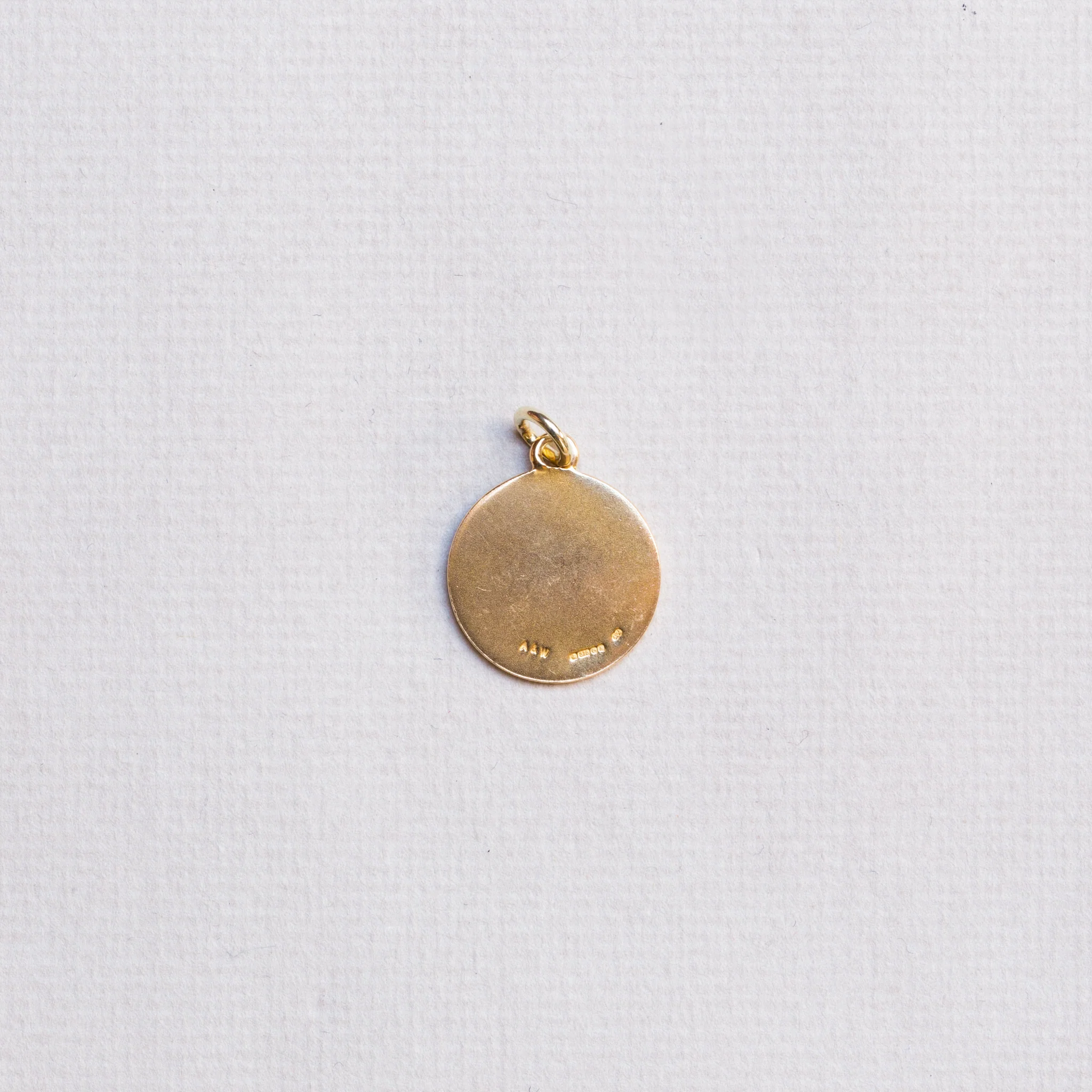 Vintage 9ct Gold Virgo Charm Pendant - Image 3